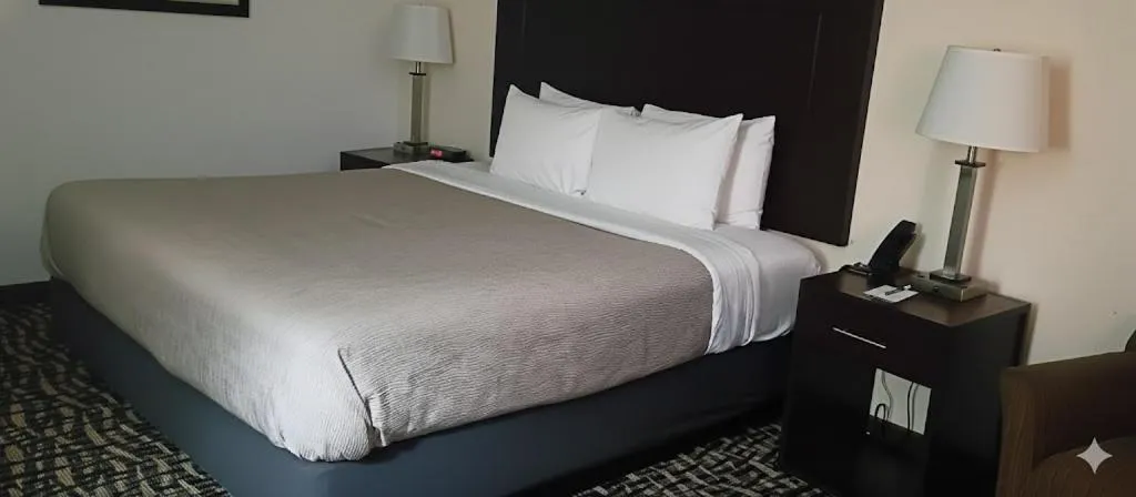 Bed in Quality Inn Lamar