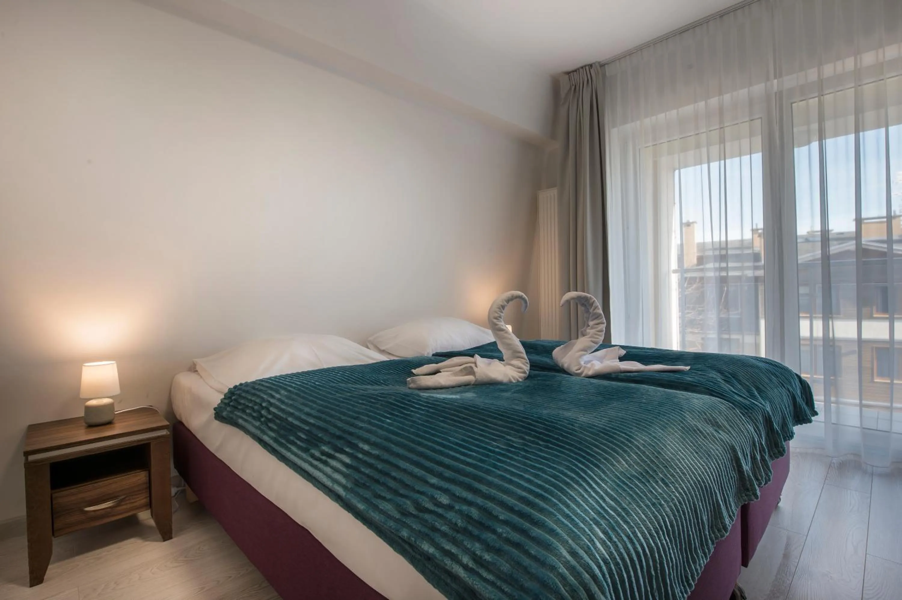 Bedroom, Bed in Aparthotel Baltic Spa