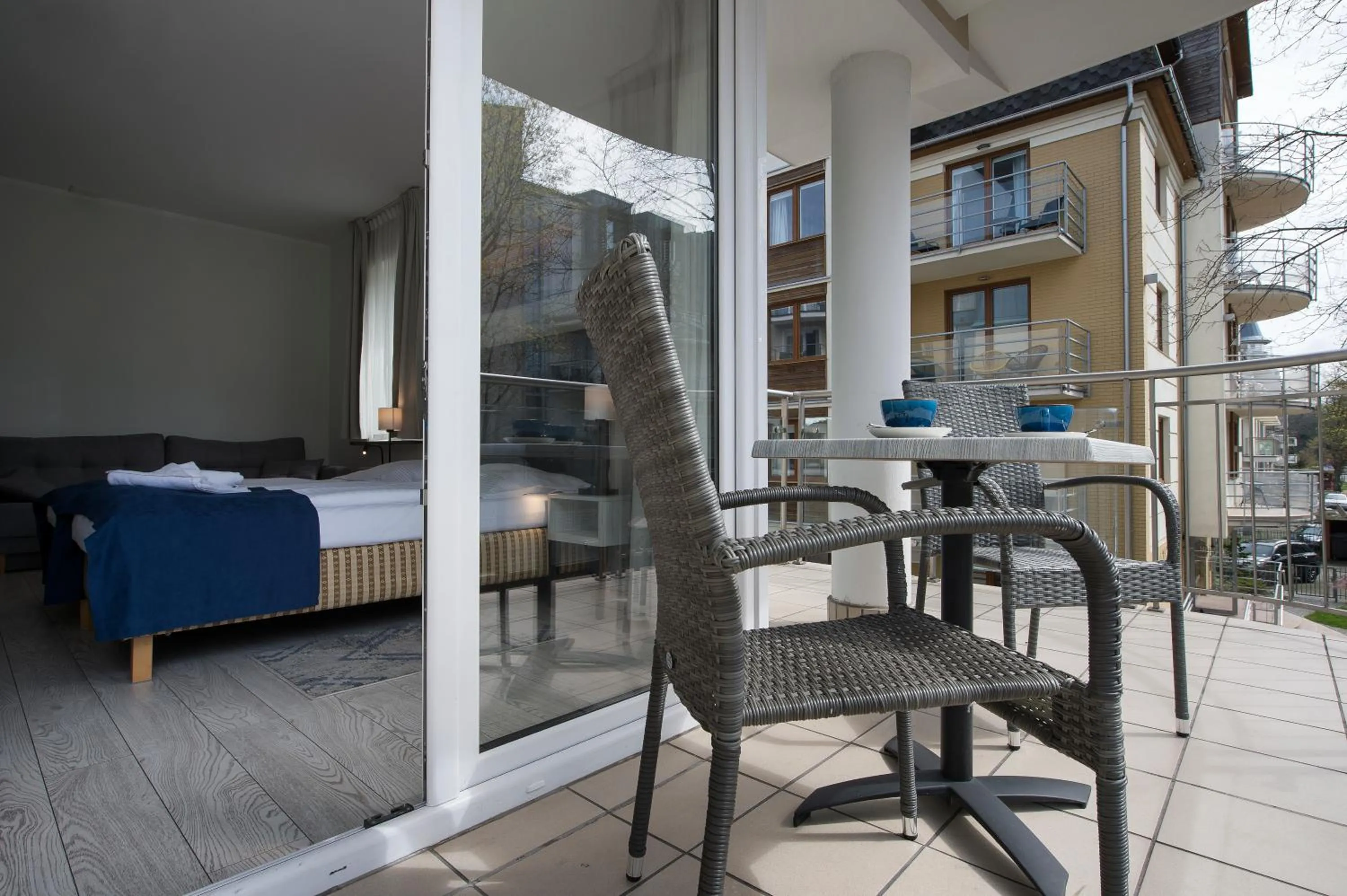 Balcony/Terrace in Aparthotel Baltic Spa