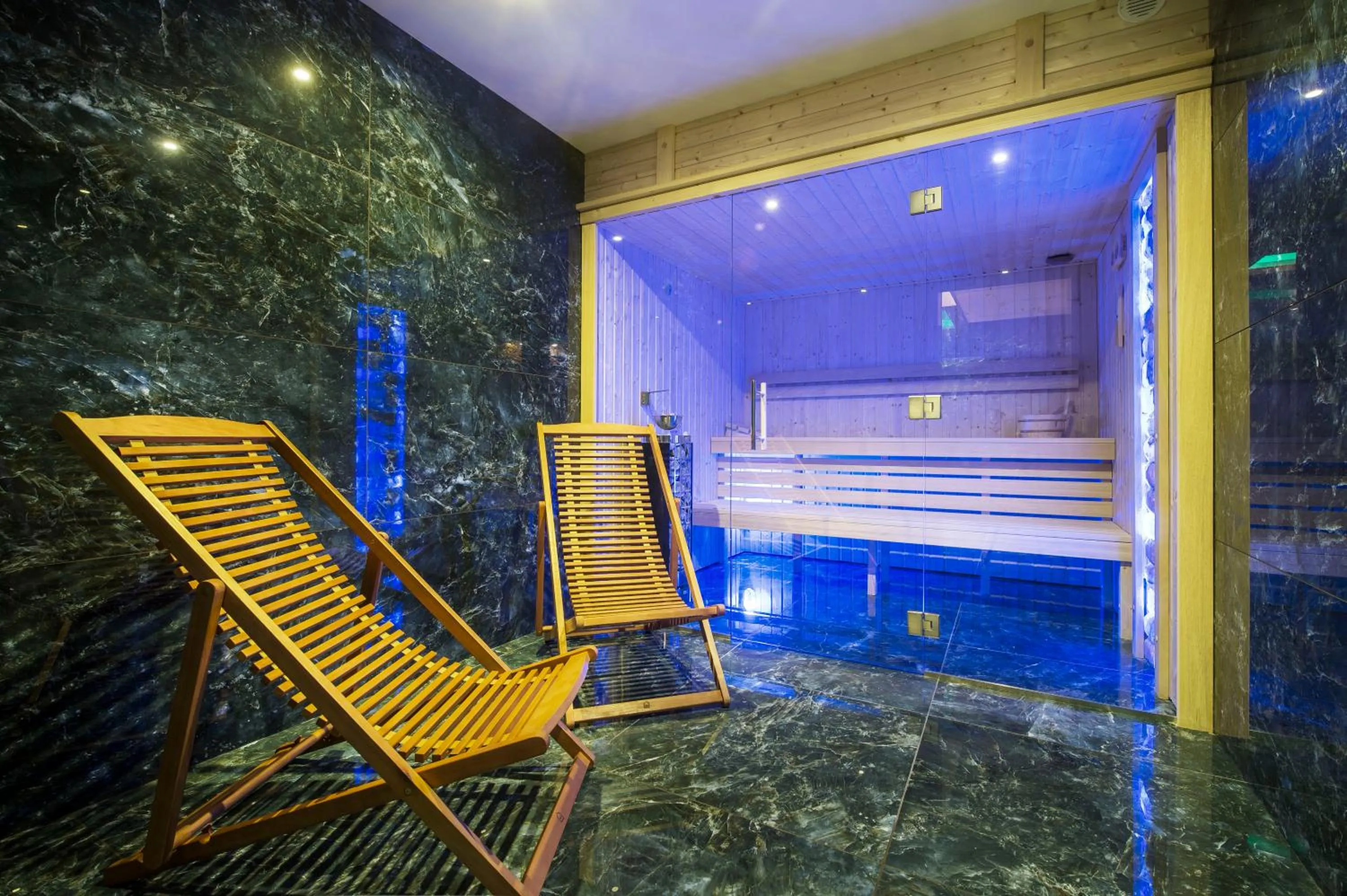 Sauna in Aparthotel Baltic Spa