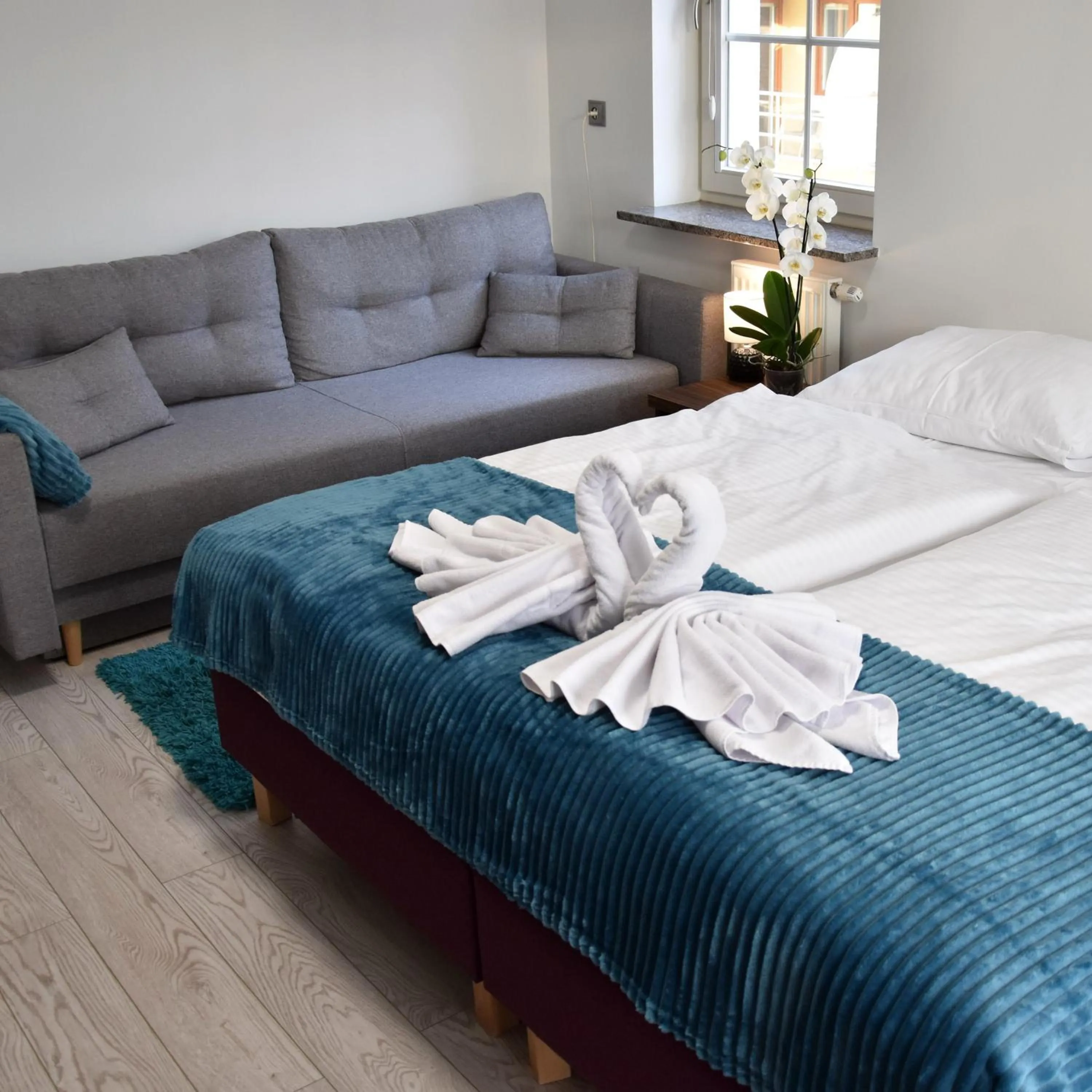 Photo of the whole room, Bed in Aparthotel Baltic Spa