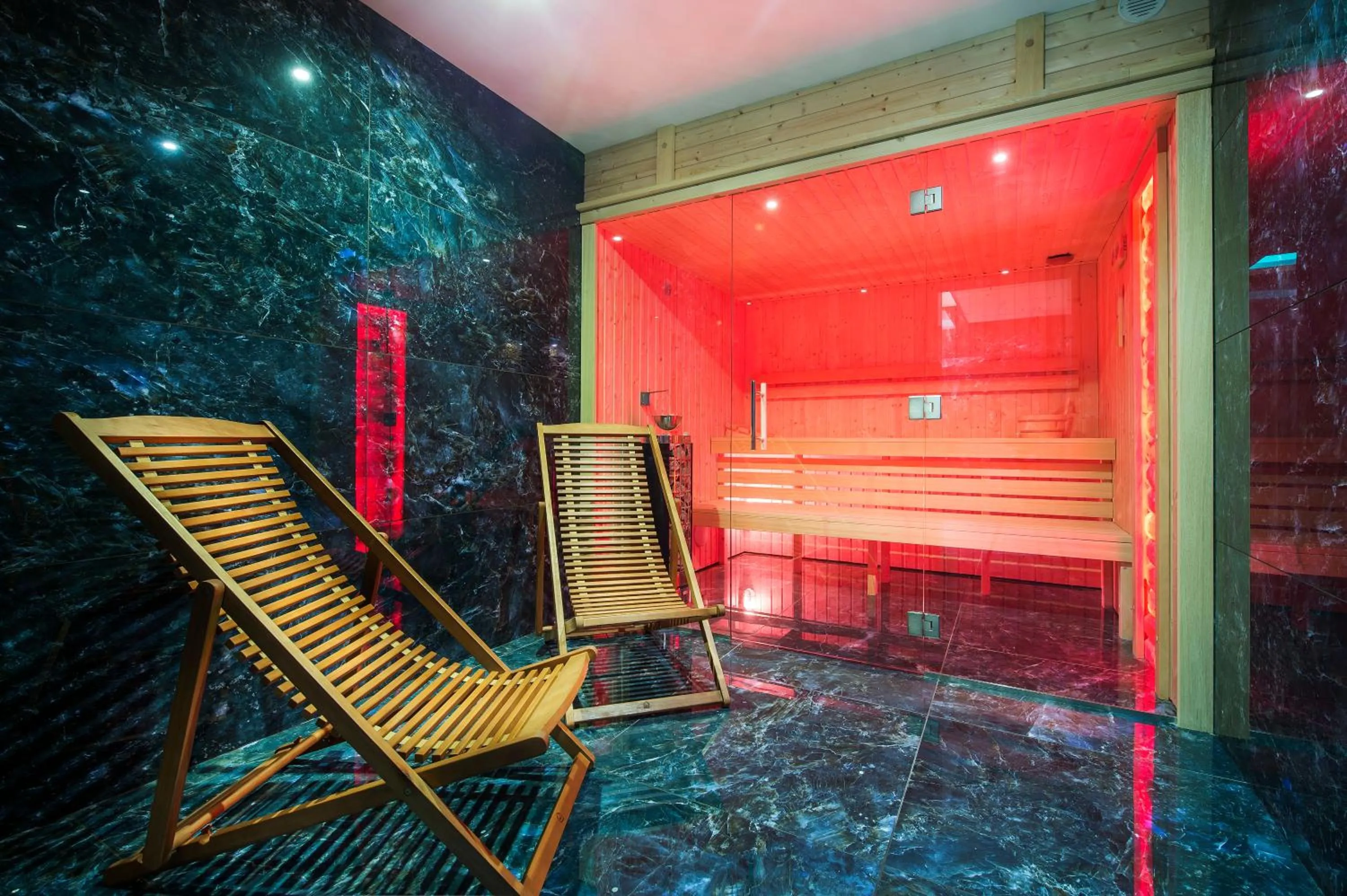 Sauna in Aparthotel Baltic Spa