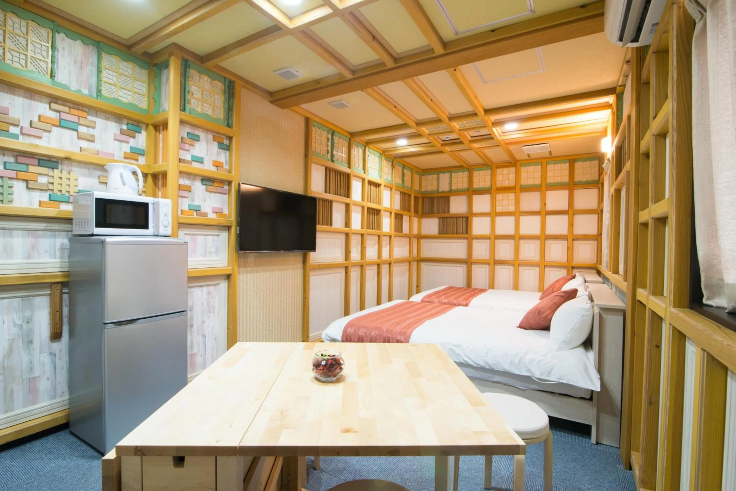 Bed in ETAVIA Yufuinekimae