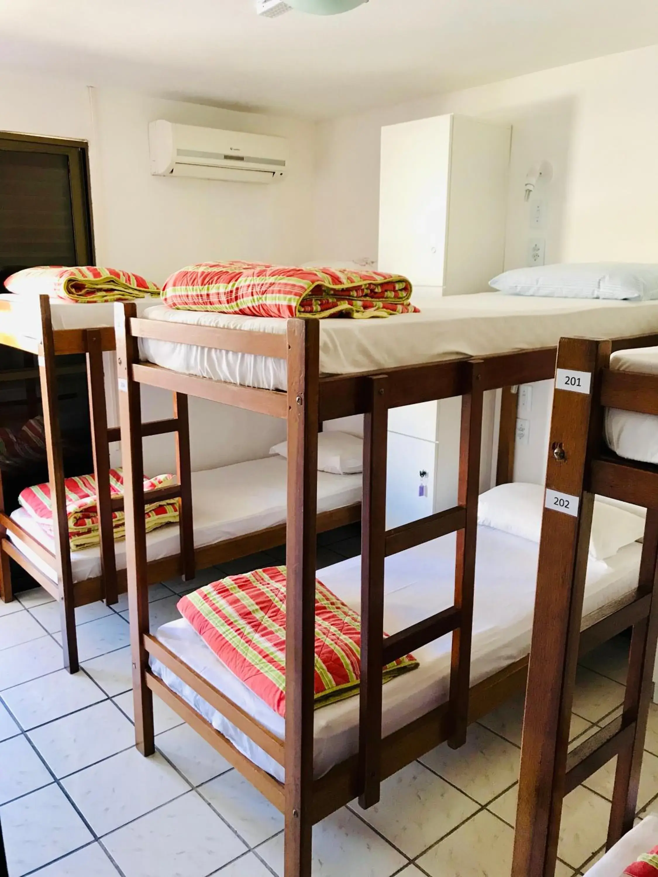 Bunk Bed in Male Dormitory Room in Quatro Ilhas Beach Hostel Bunk Bed in Male Dormitory Room in Quatro Ilhas Beach Hostel