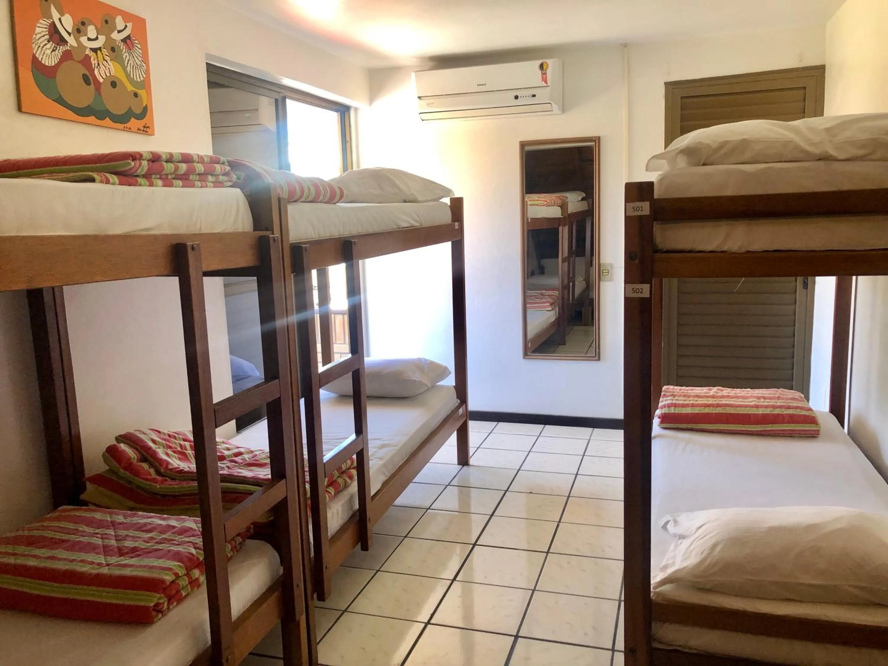 Bed in Quatro Ilhas Beach Hostel
