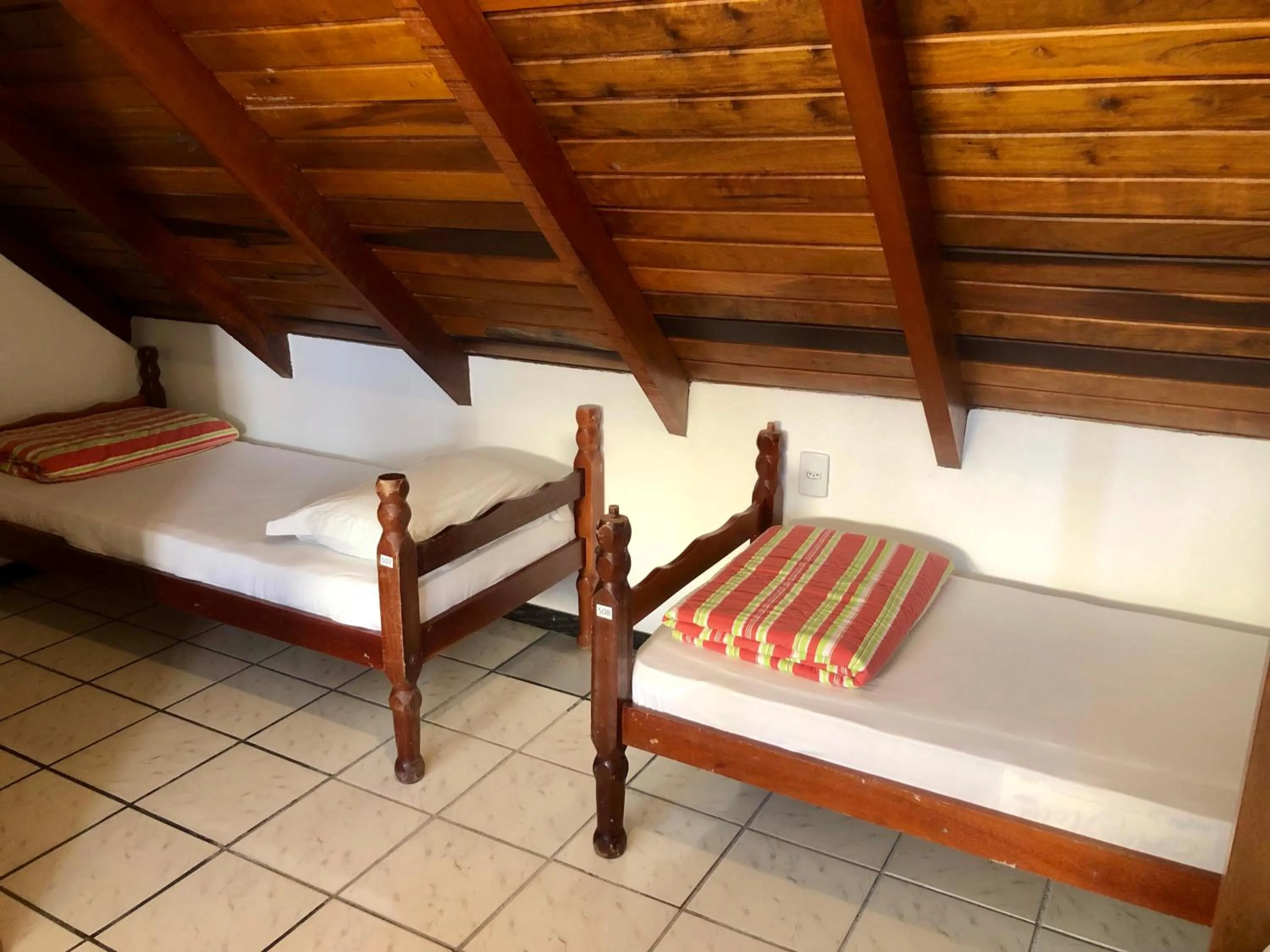 Bed in Quatro Ilhas Beach Hostel