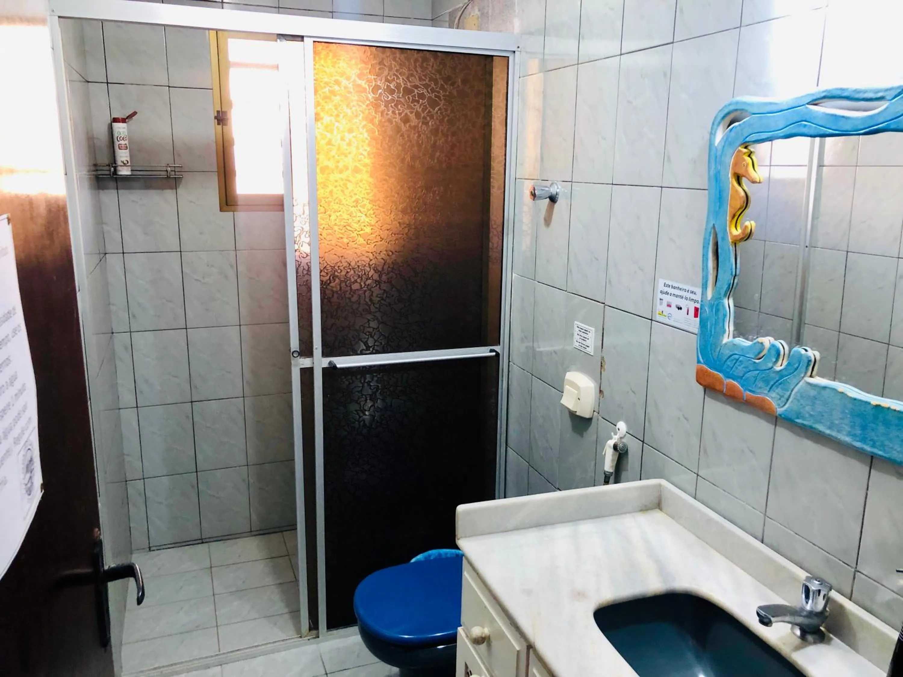 Shower in Quatro Ilhas Beach Hostel