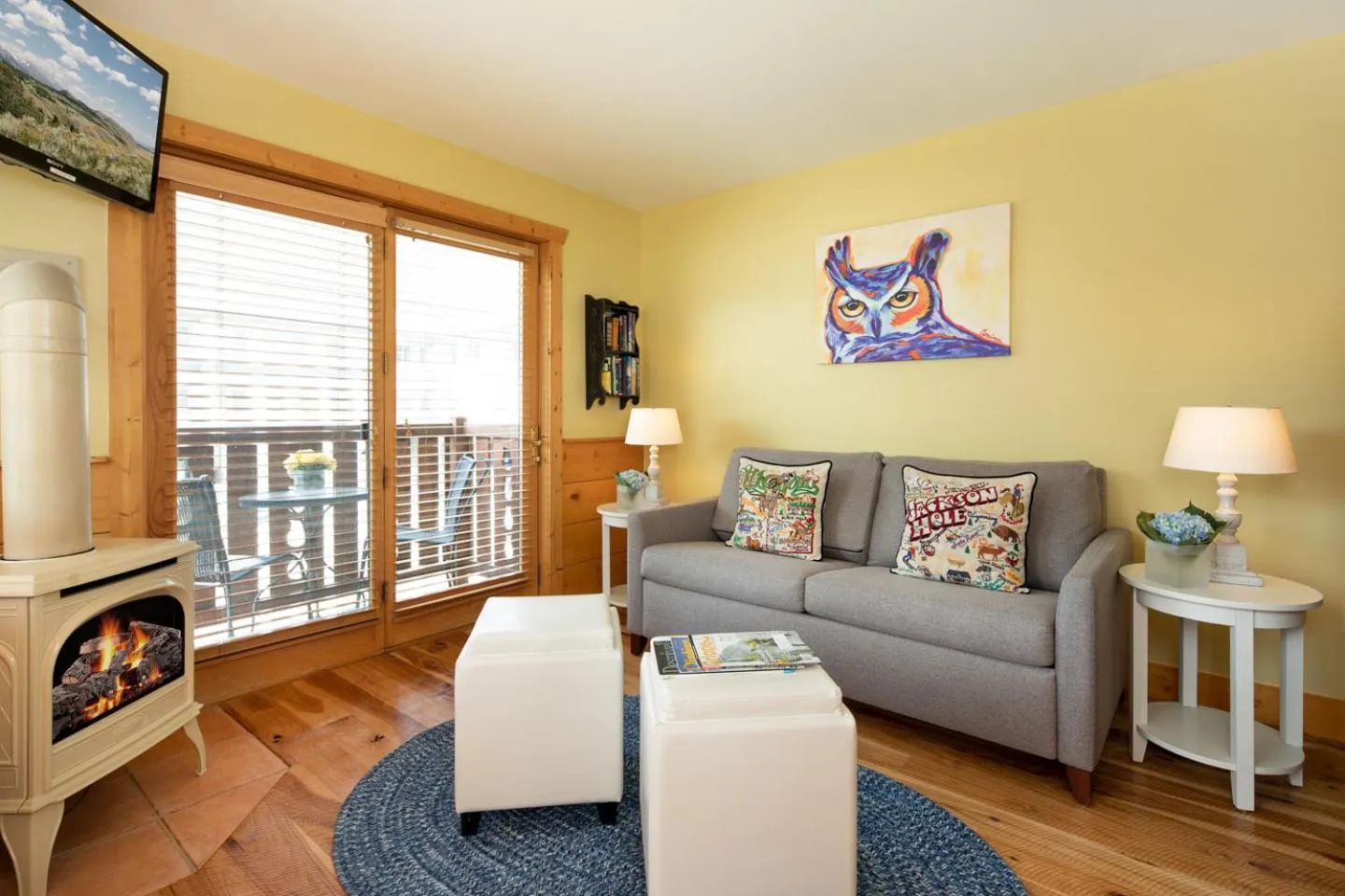 Living room in The Alpine House