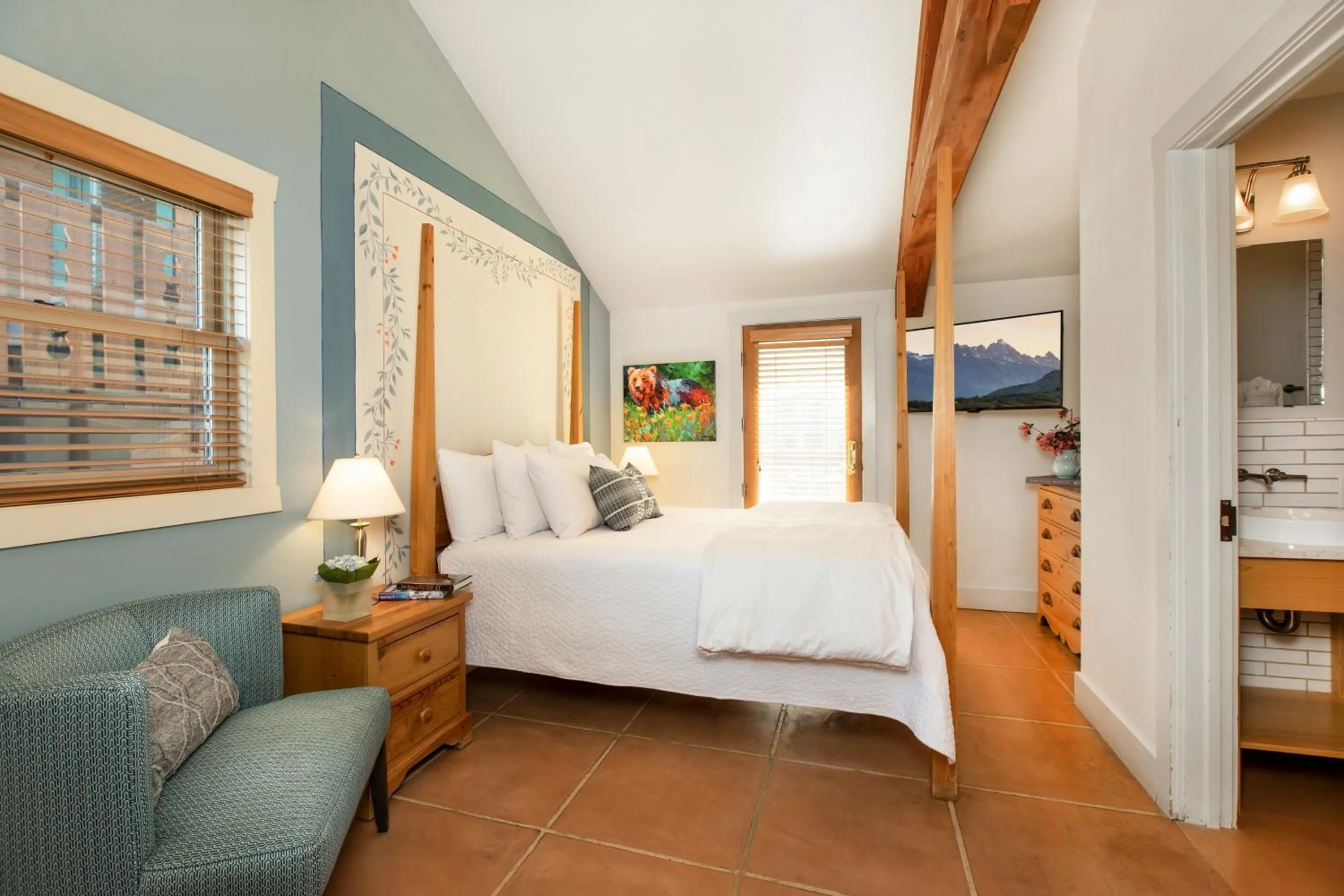 Bed in The Alpine House