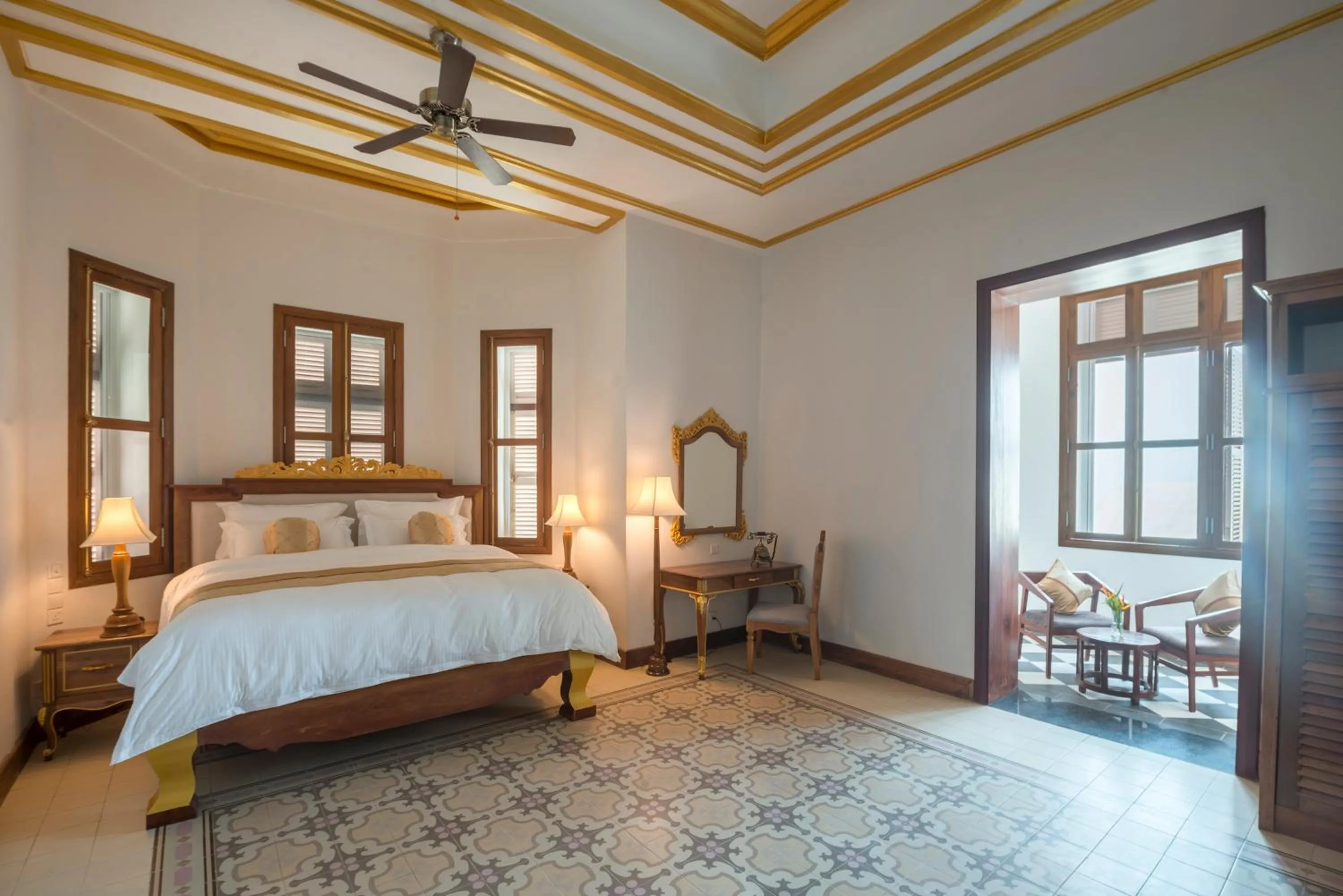 Bedroom in Le Bokor Palace