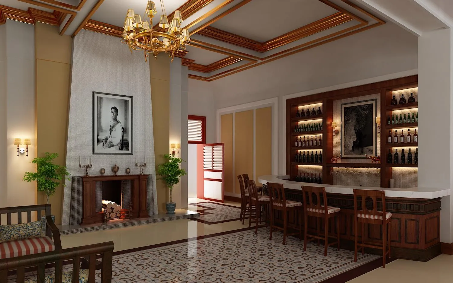 Restaurant/places to eat in Le Bokor Palace