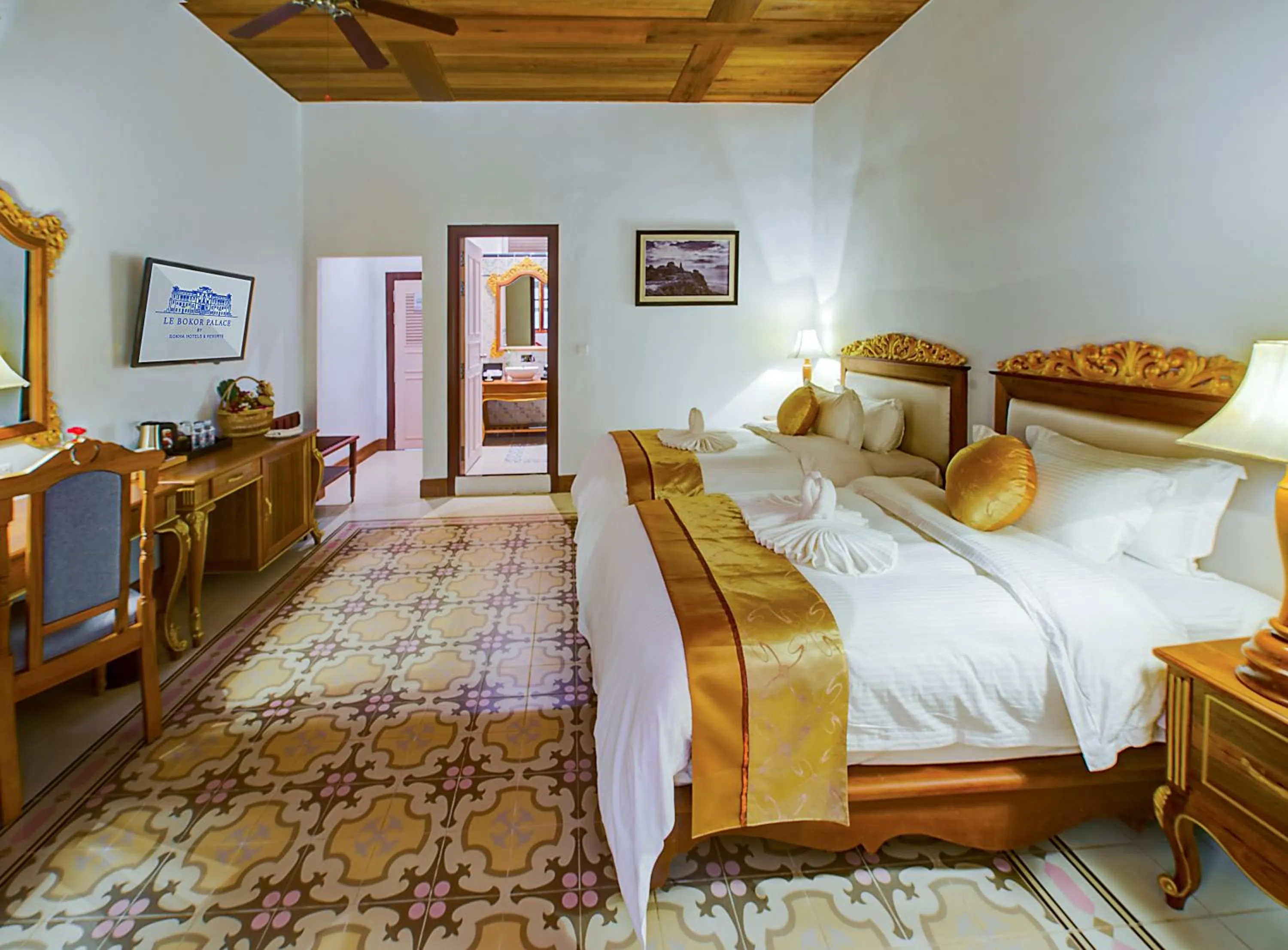 Bedroom in Le Bokor Palace