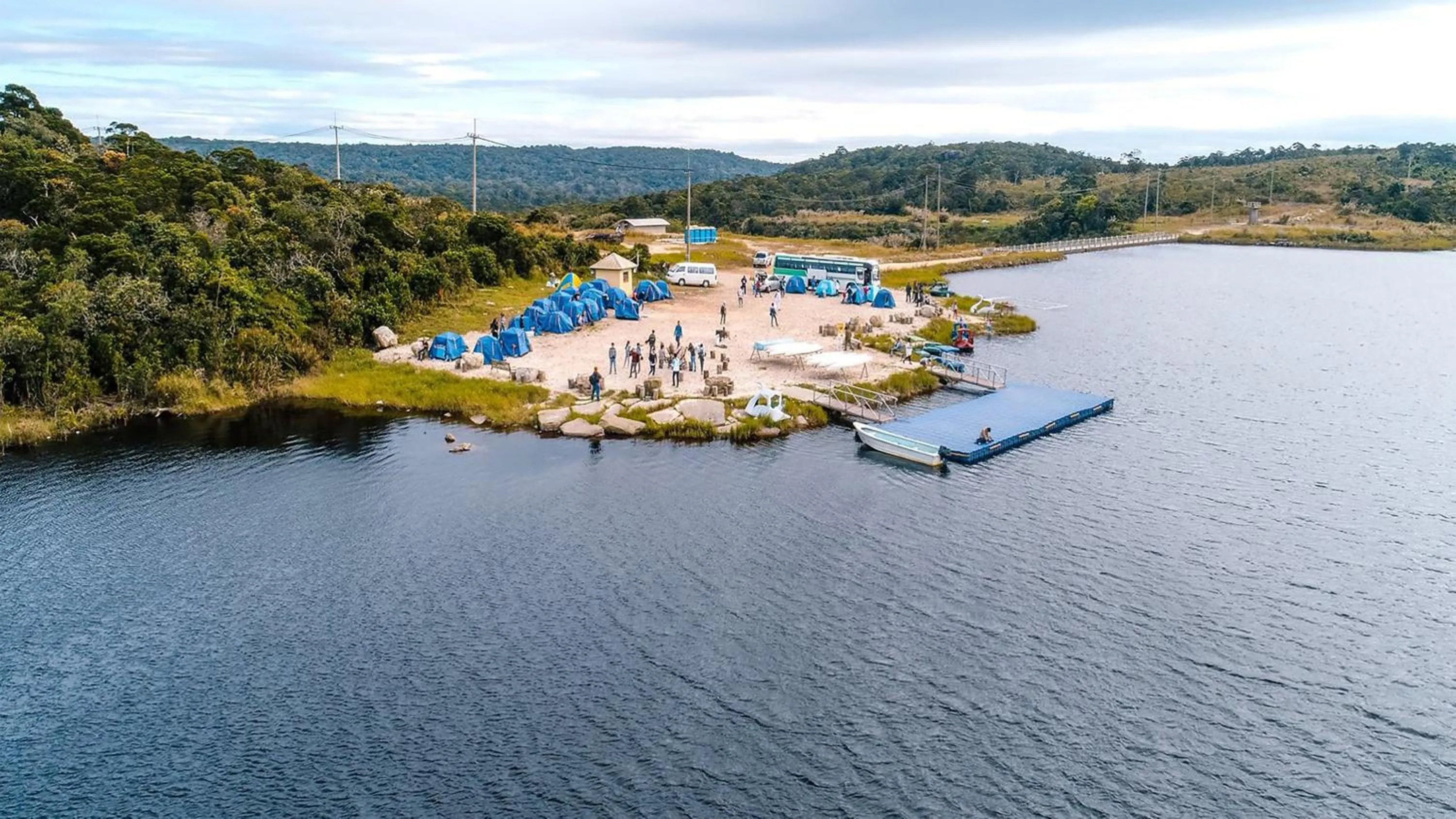 Lake view in Le Bokor Palace