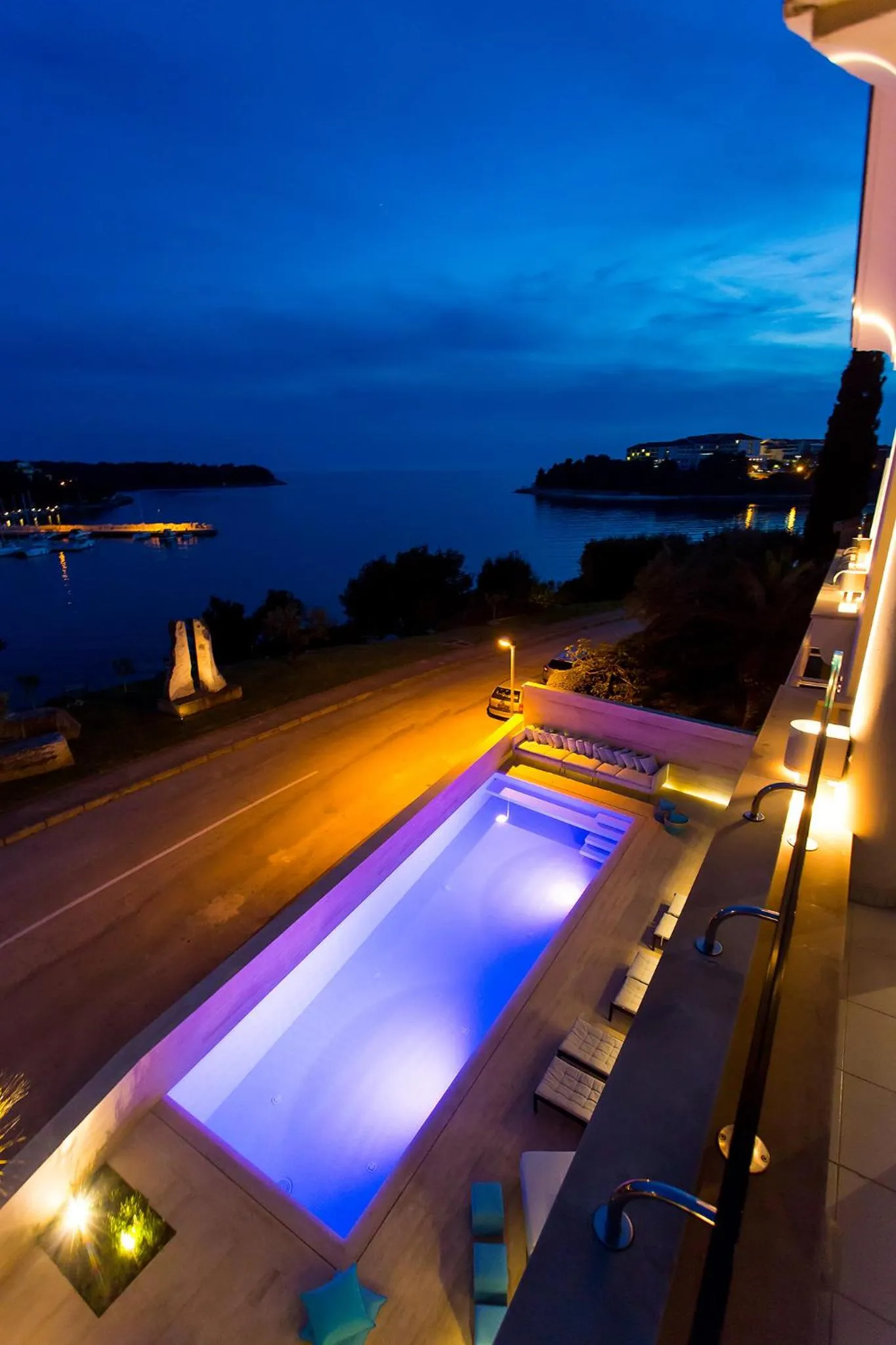 Pool view in Boutique Hotel Valsabbion
