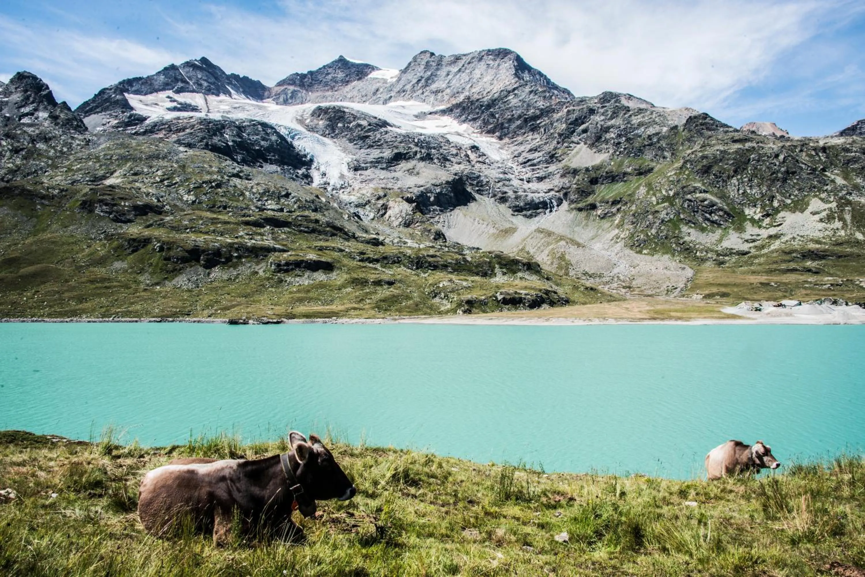 Mountain view in B&B Corte Rossa