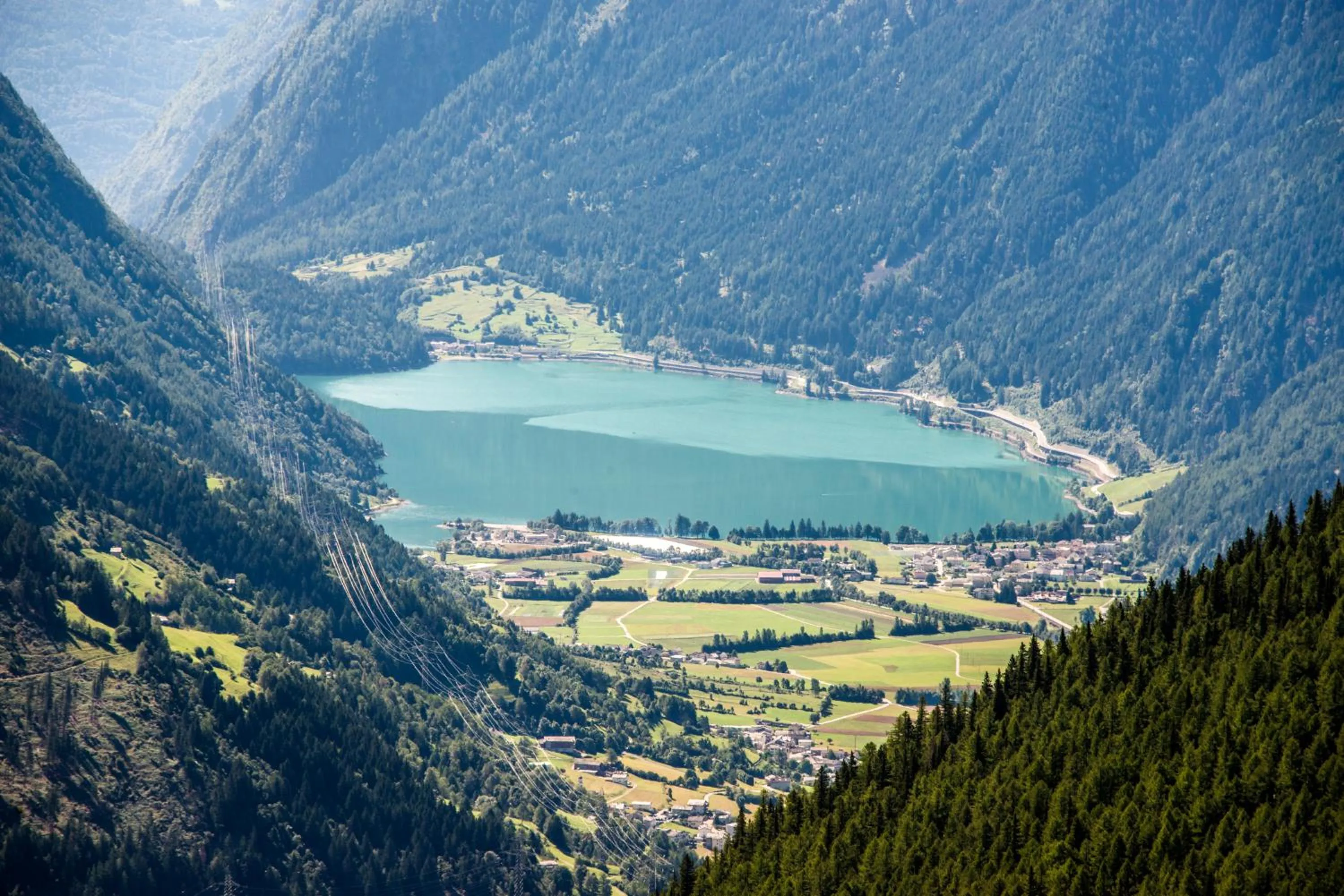 Lake view in B&B Corte Rossa