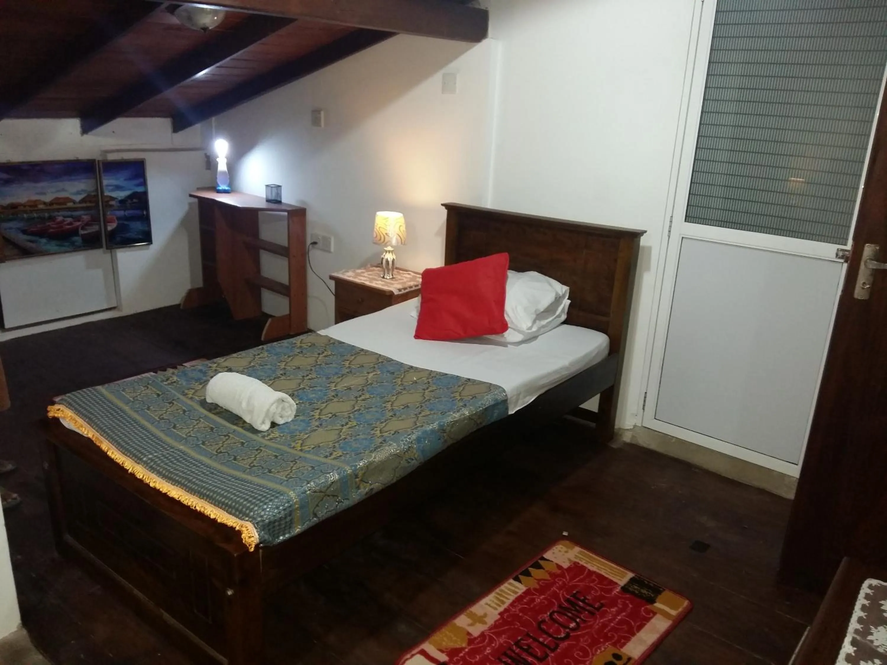 Bed in Lighthouse Guest