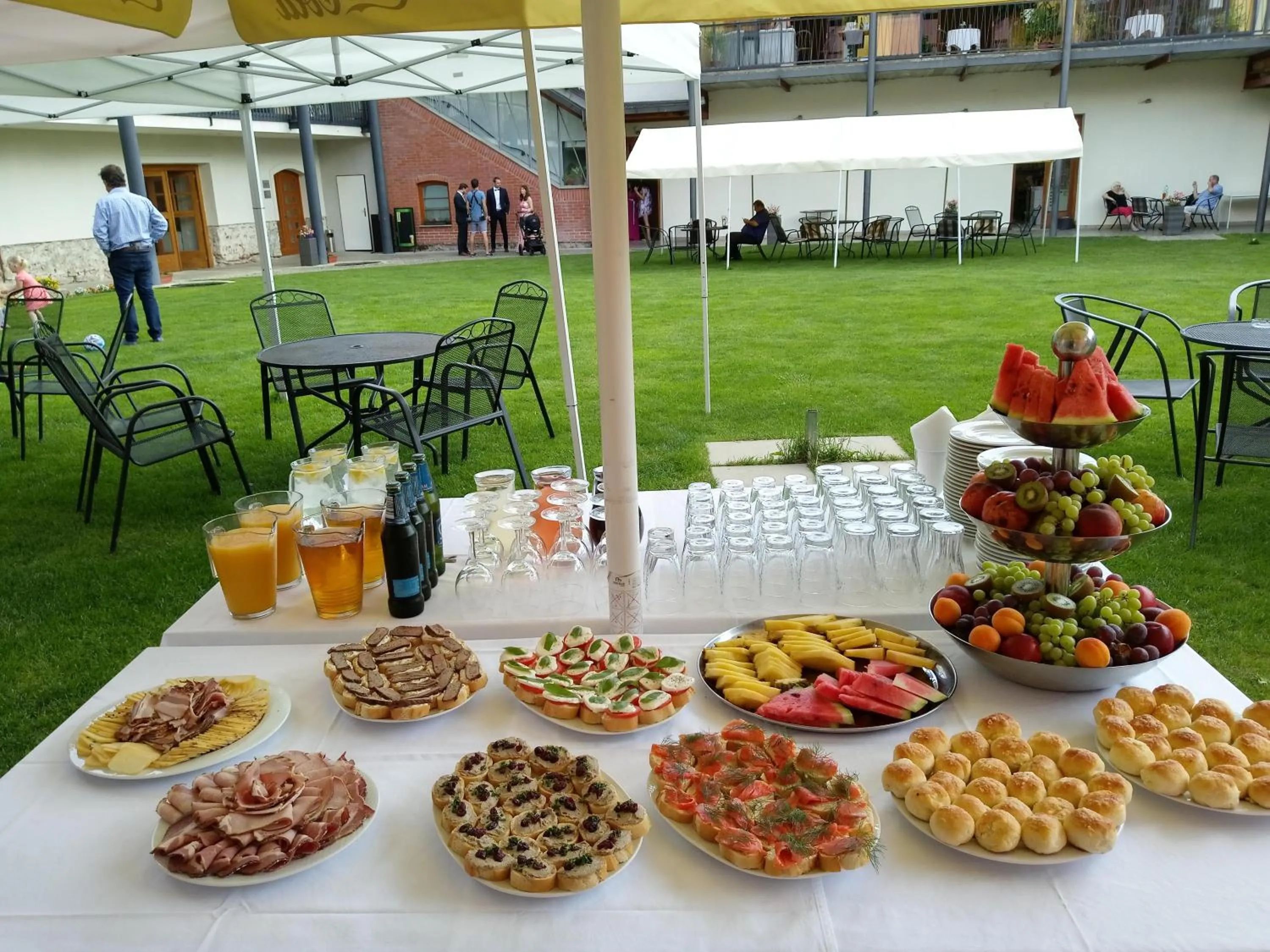 Garden in Hotel Antoň