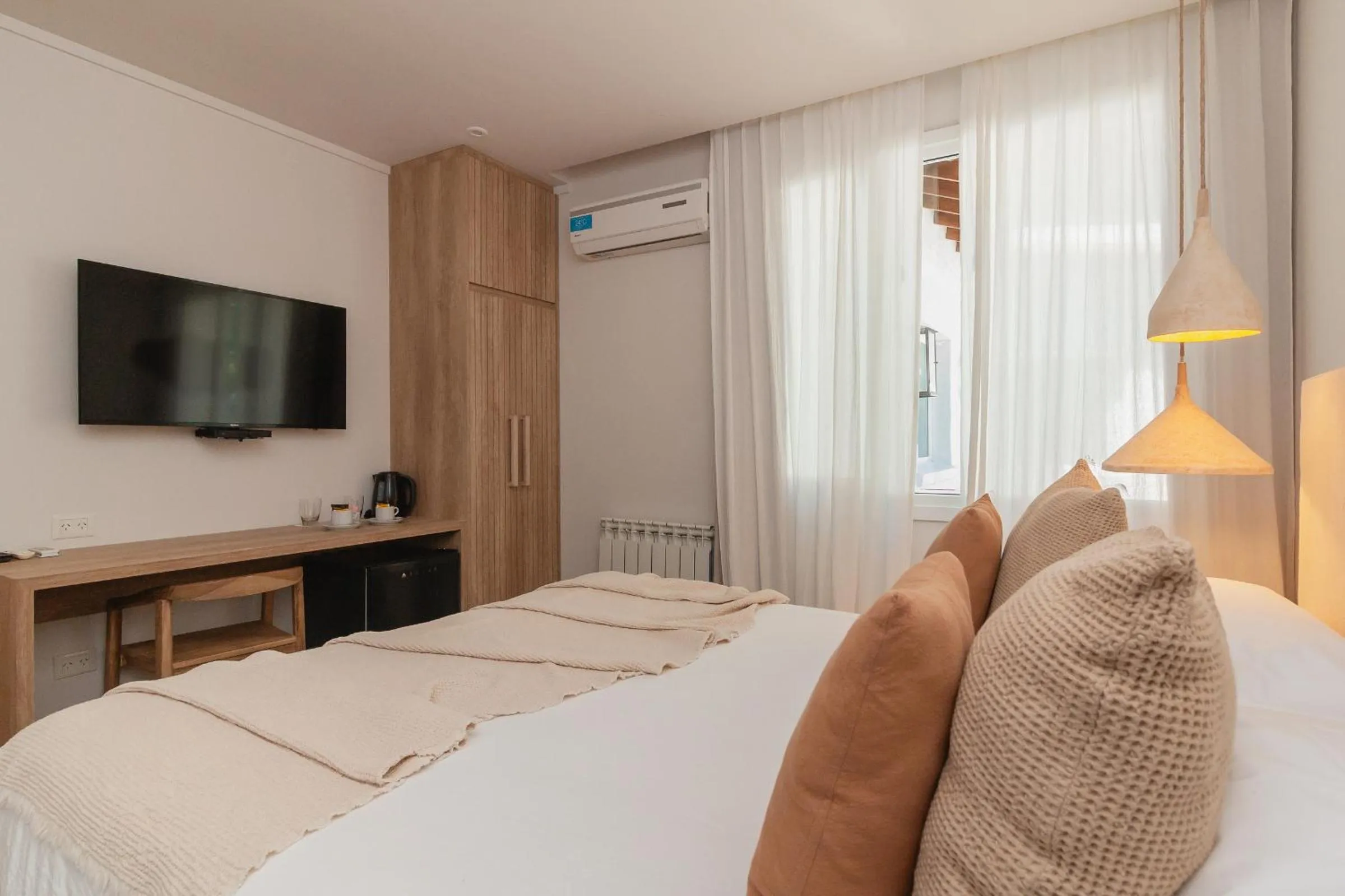 Bed in Hostería & Spa De La Cascada