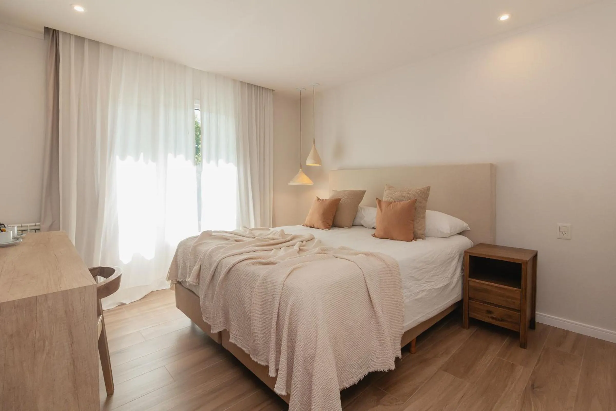 Bed in Hostería & Spa De La Cascada