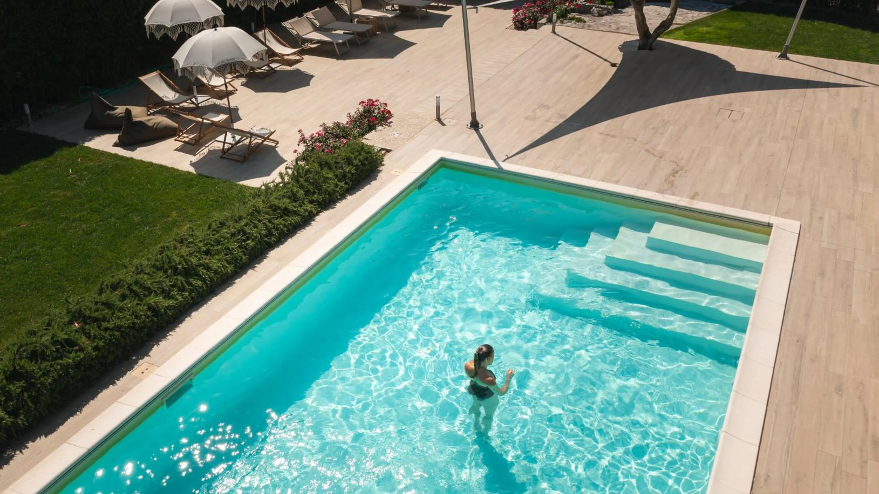 Pool view in Hotel Globo