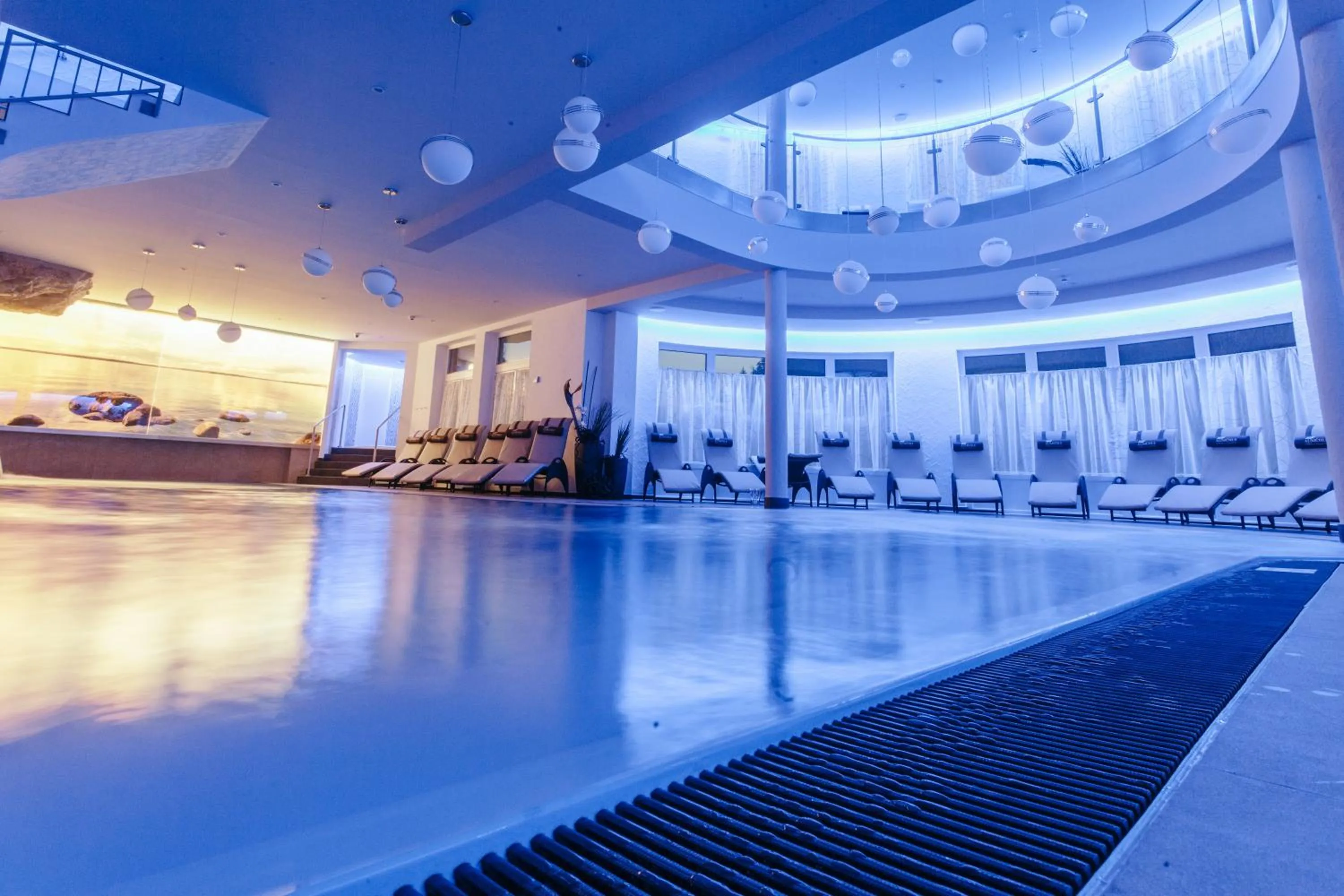 Pool view in Wellnesshotel Aumühle