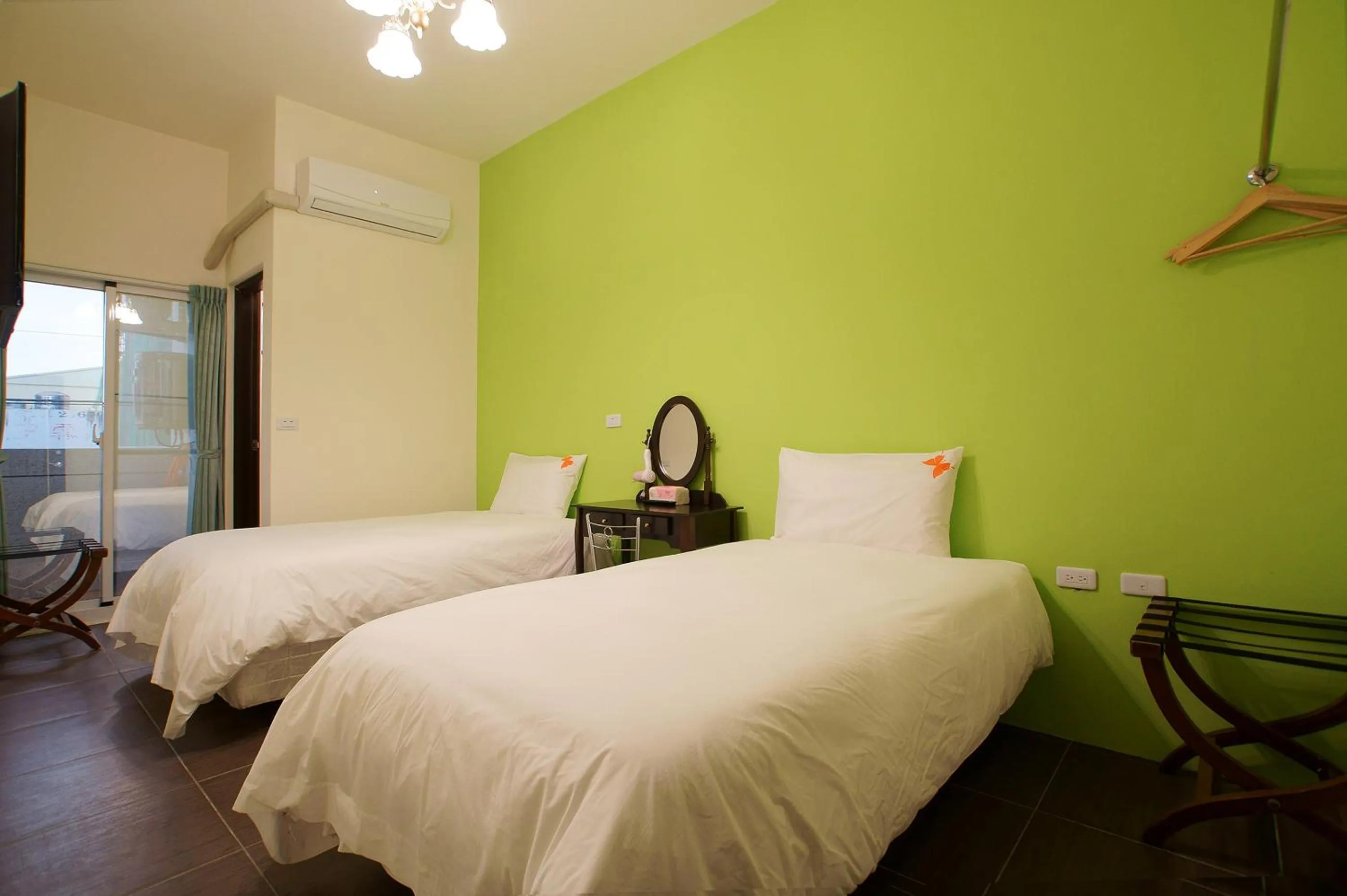 Balcony/Terrace, Bed in Trip Village-Hulk's Homestay