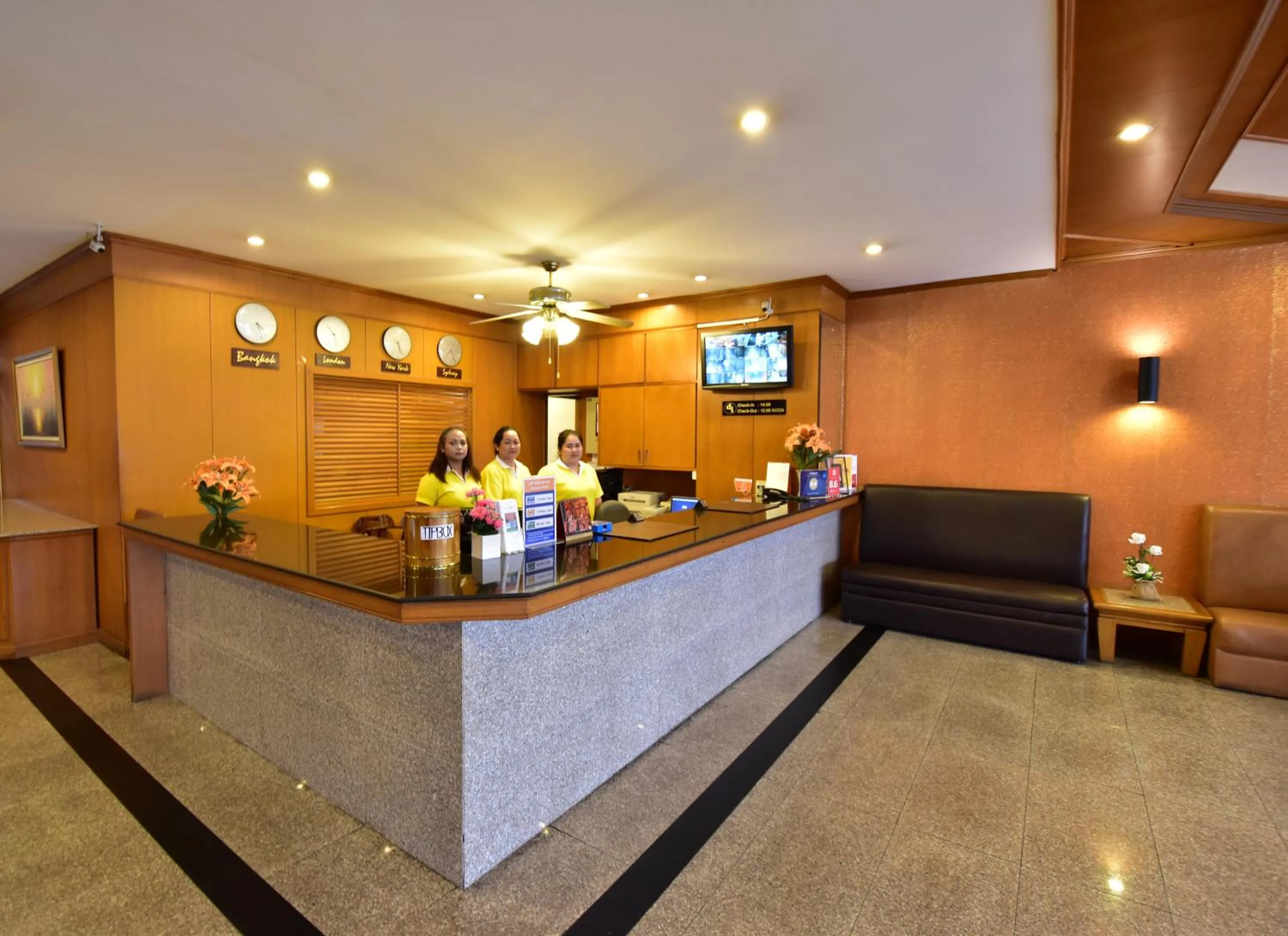 Lobby or reception in Dynasty Inn Pattaya