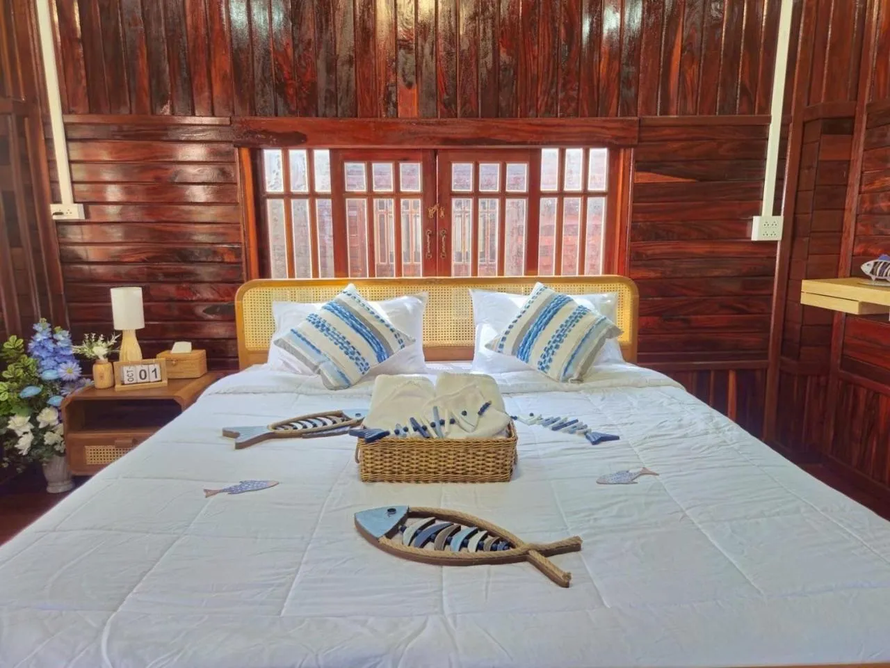 Bed in I-Lay House Koh Kood