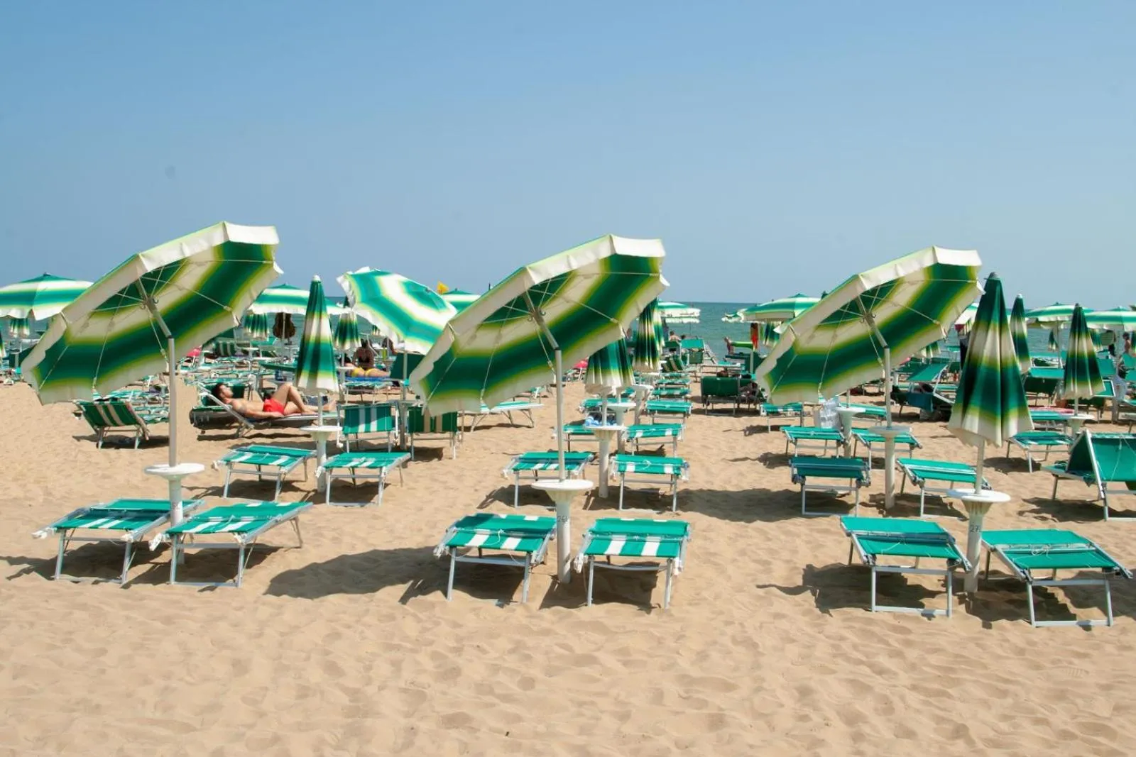 Beach in Hotel Ginevra