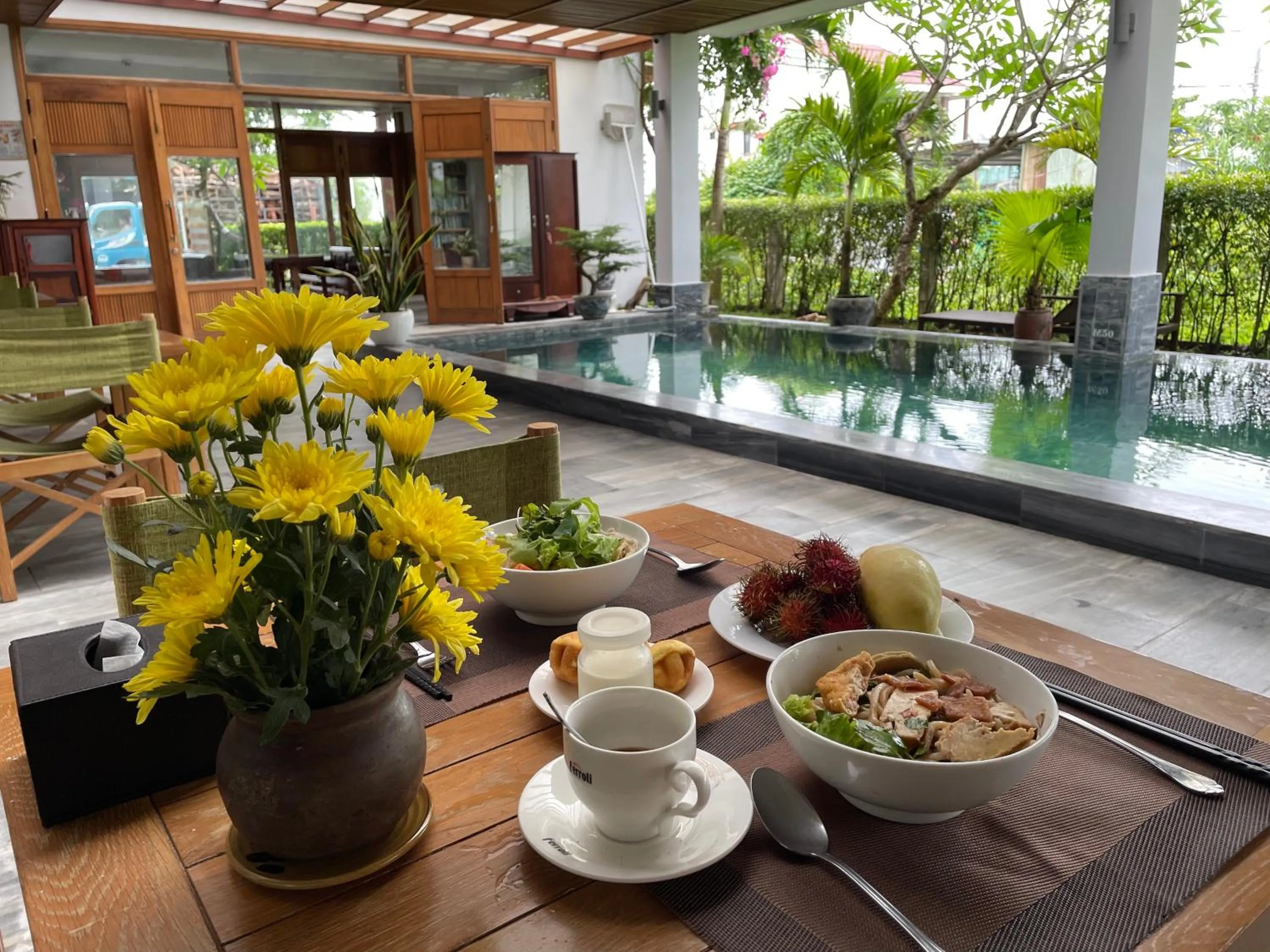 Breakfast in ZEN Boutique Hoi An - Eco-Friendly Villa