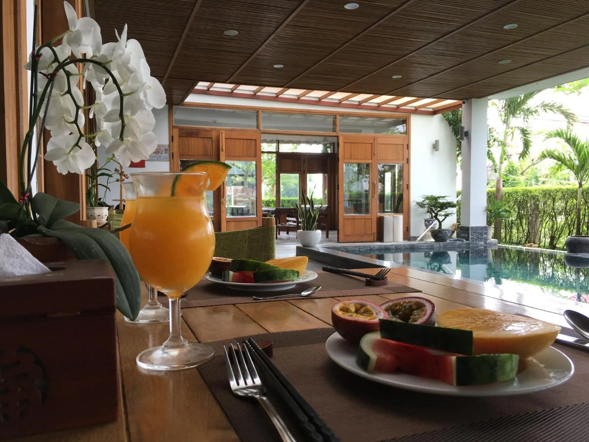 Breakfast in ZEN Boutique Hoi An - Eco-Friendly Villa