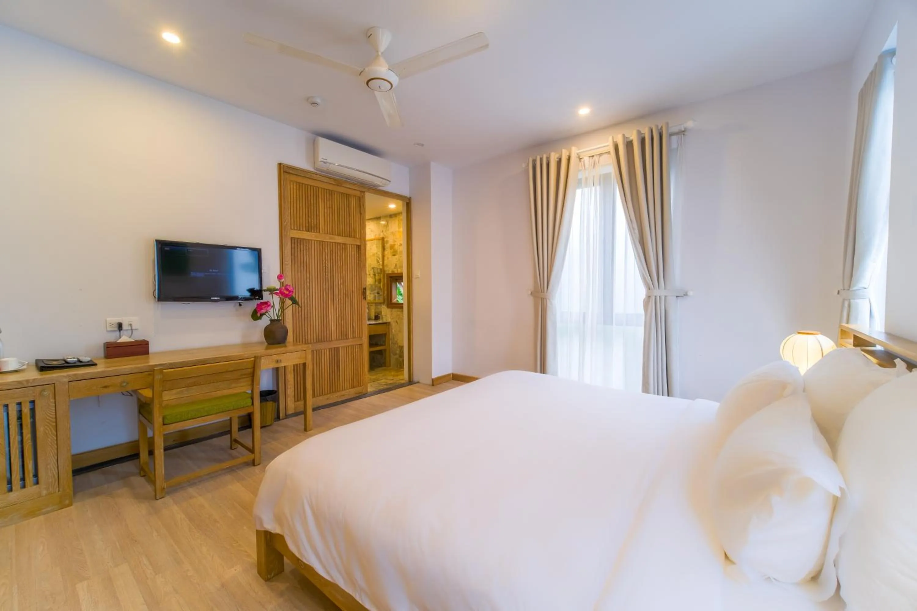 Photo of the whole room, Bed in ZEN Boutique Hoi An - Eco-Friendly Villa