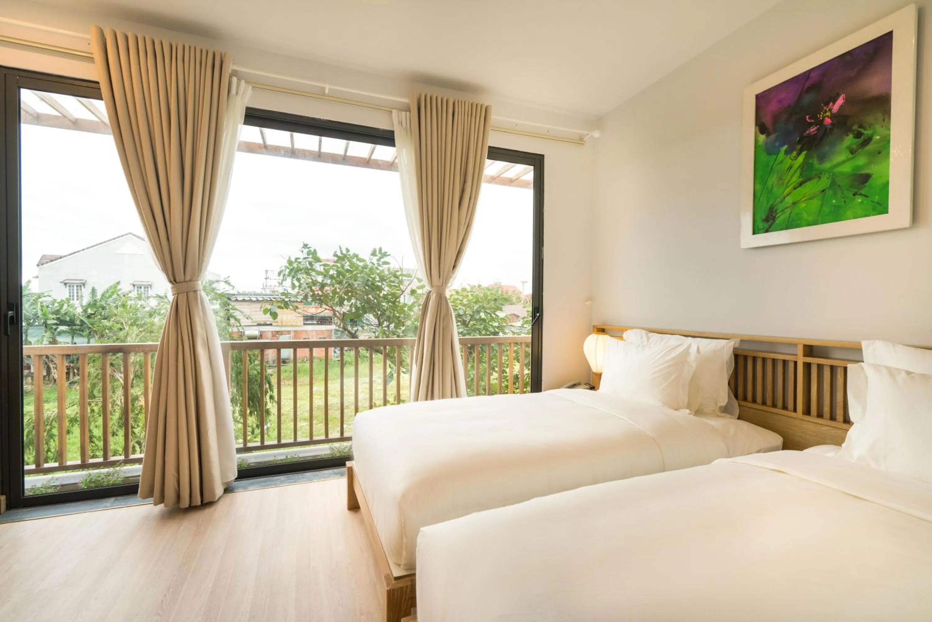 Bed in ZEN Boutique Hoi An - Eco-Friendly Villa