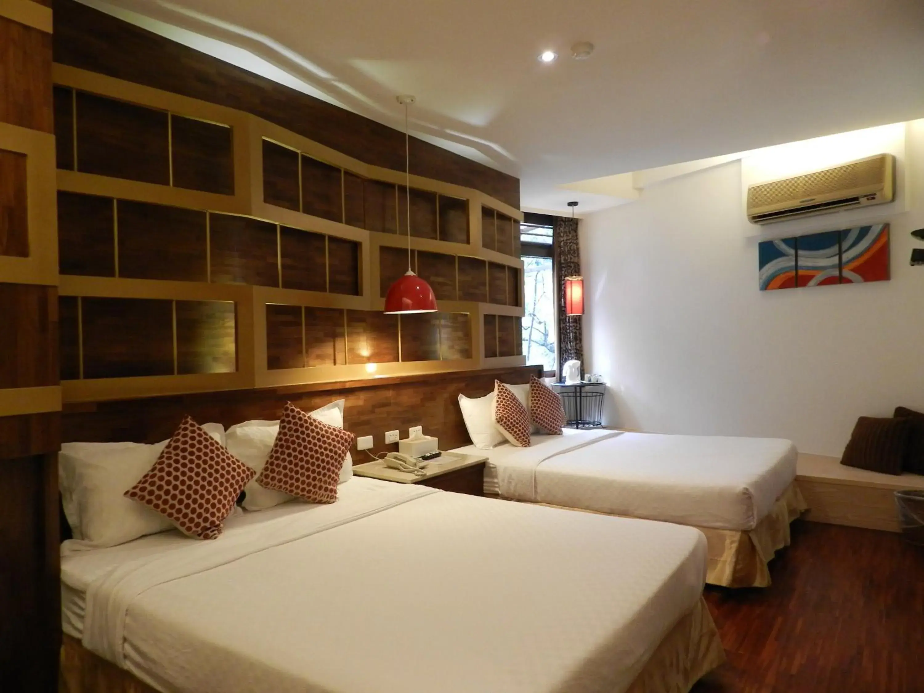 Bed in 谷關明高溫泉 Mingao Hot Spring Resort Bed in 谷關明高溫泉 Mingao Hot Spring Resort