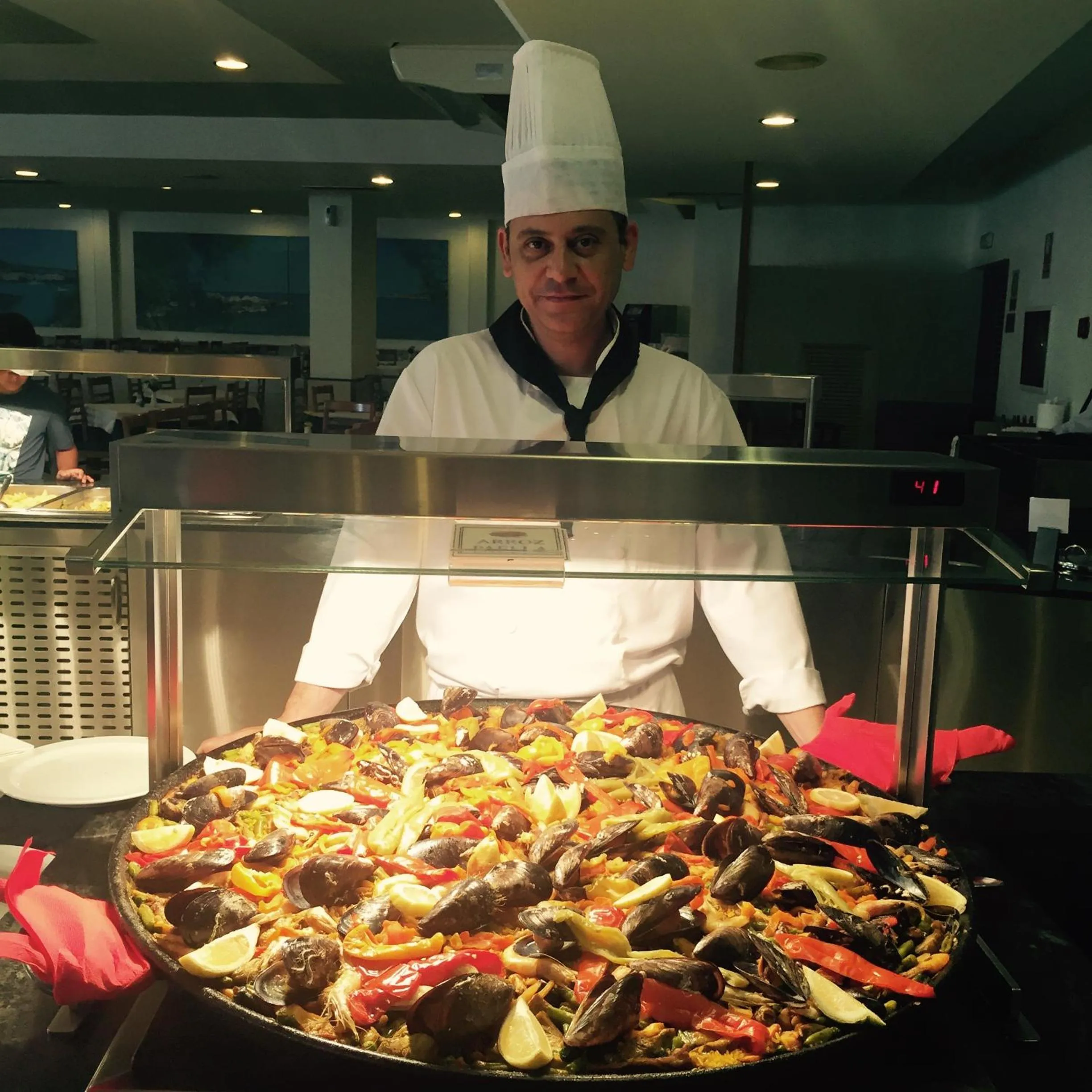 Food close-up in Hotel Club Cala Romani