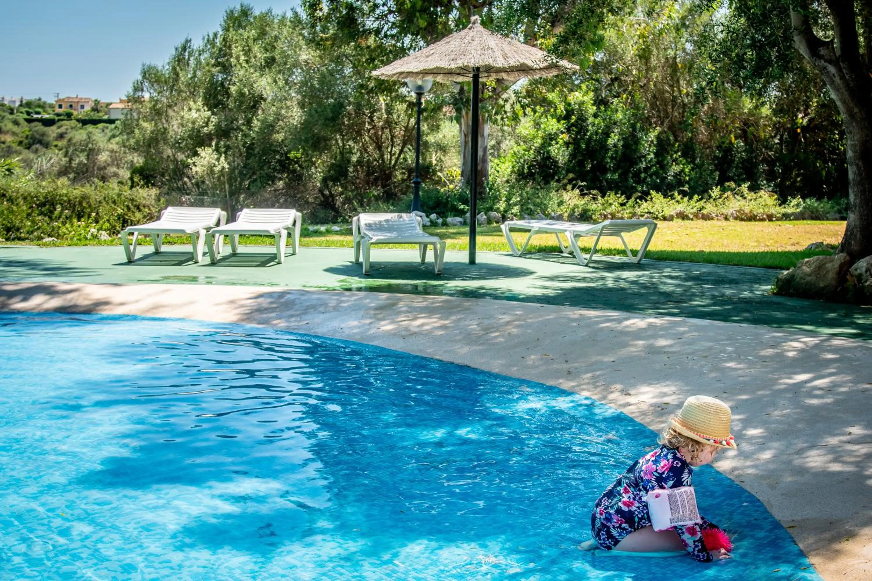 Garden view in Hotel Club Cala Romani