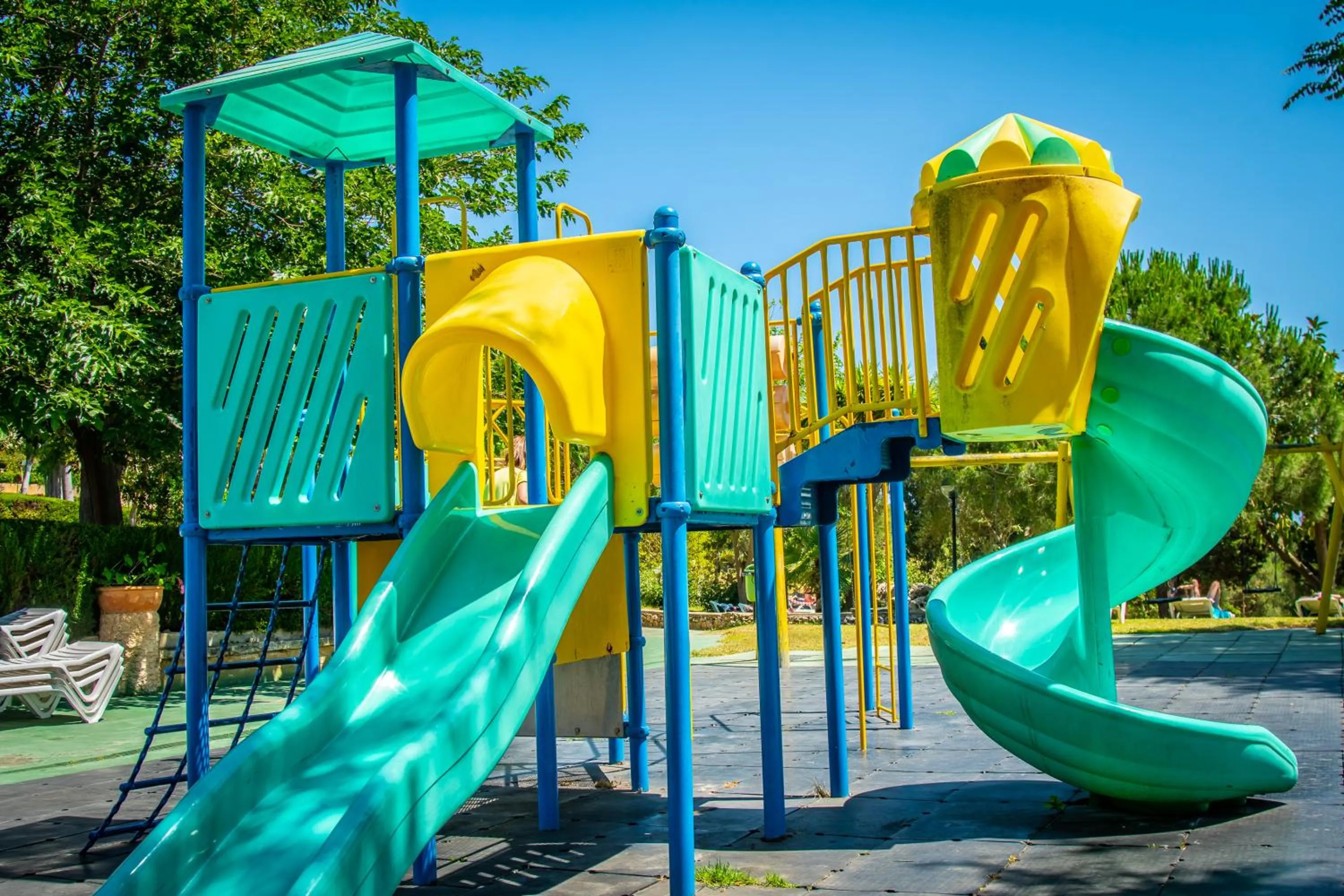 Children play ground in Hotel Club Cala Romani