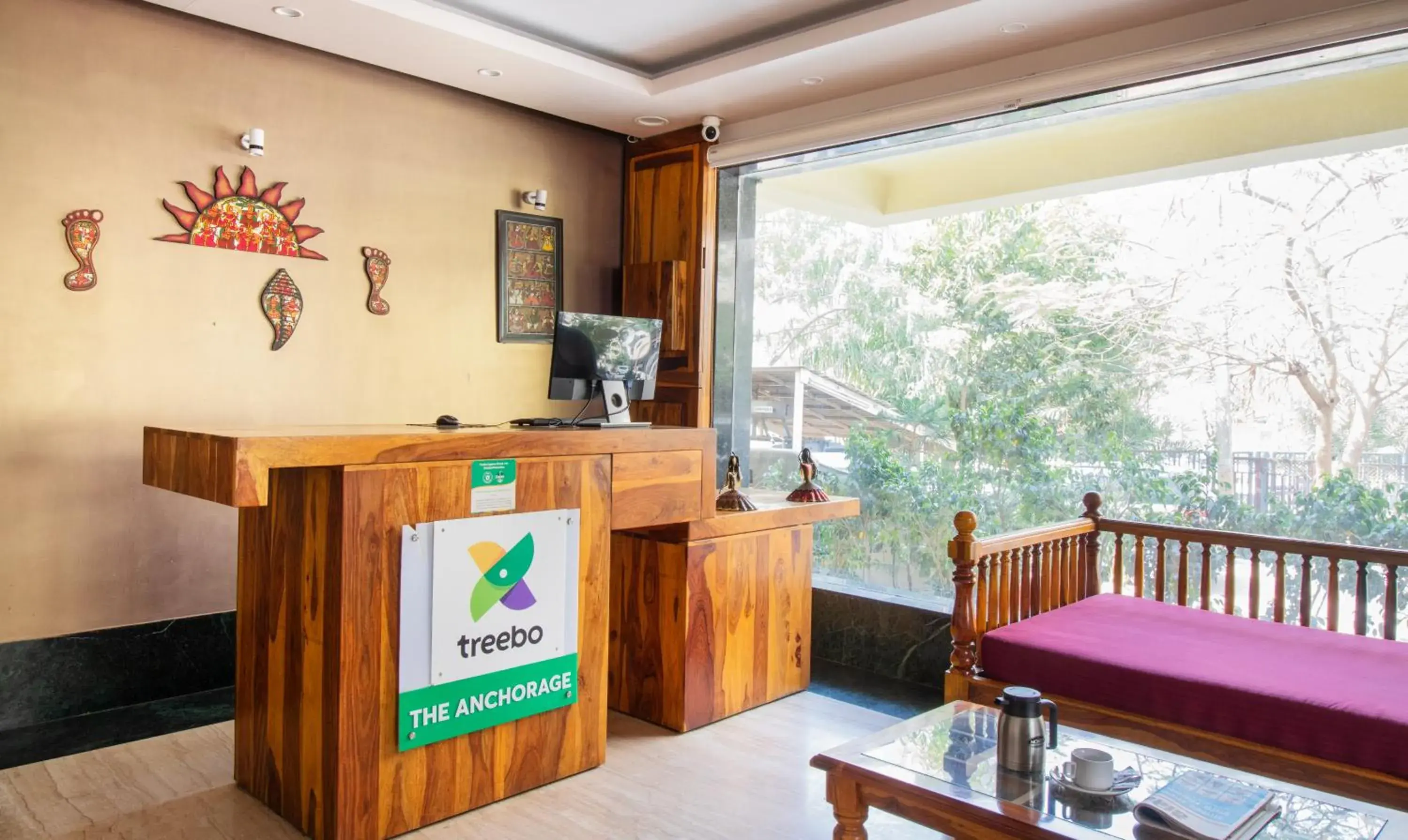 Lobby or reception in Treebo The Anchorage Malviya Nagar Lobby or reception in Treebo The Anchorage Malviya Nagar