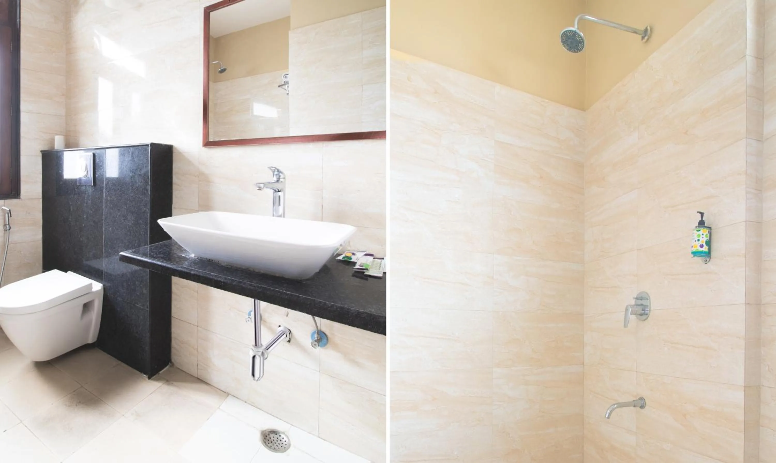 Bathroom in Treebo The Anchorage Malviya Nagar