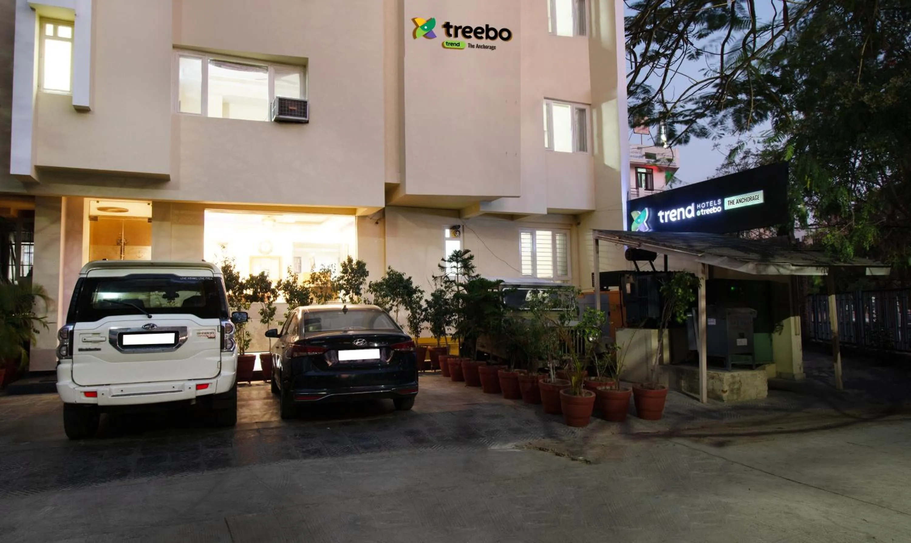 Facade/entrance in Treebo The Anchorage Malviya Nagar