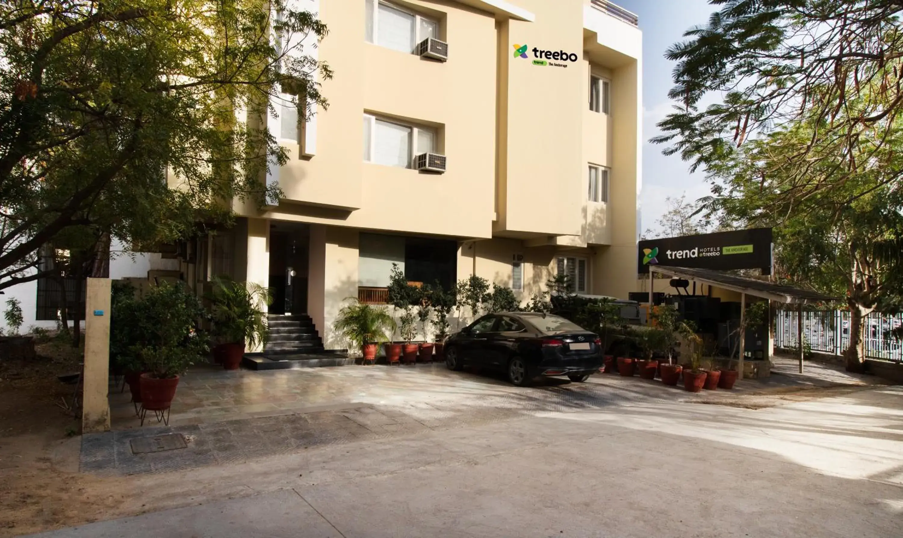 Facade/entrance in Treebo The Anchorage Malviya Nagar Facade/entrance in Treebo The Anchorage Malviya Nagar
