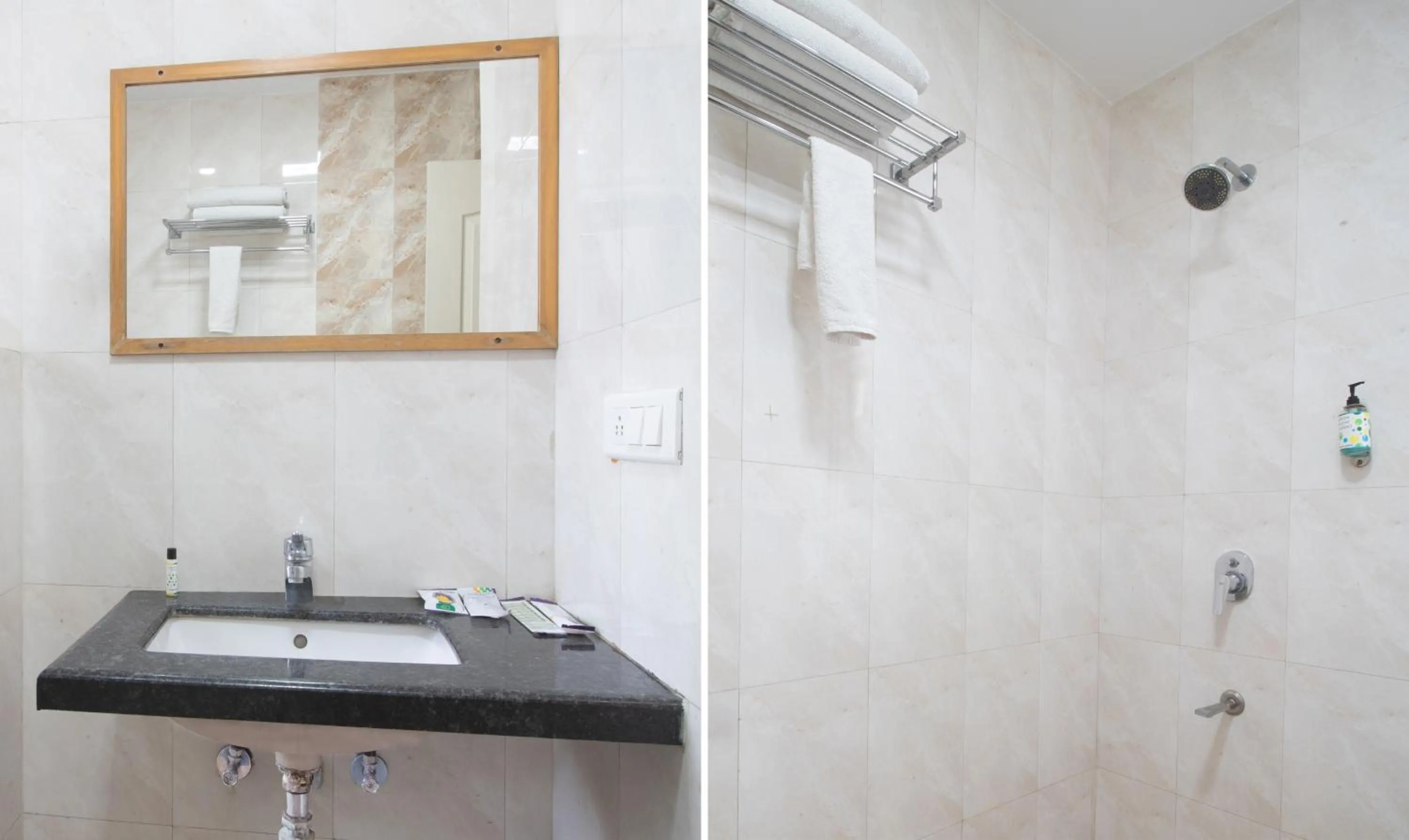 Bathroom in Treebo The Anchorage Malviya Nagar