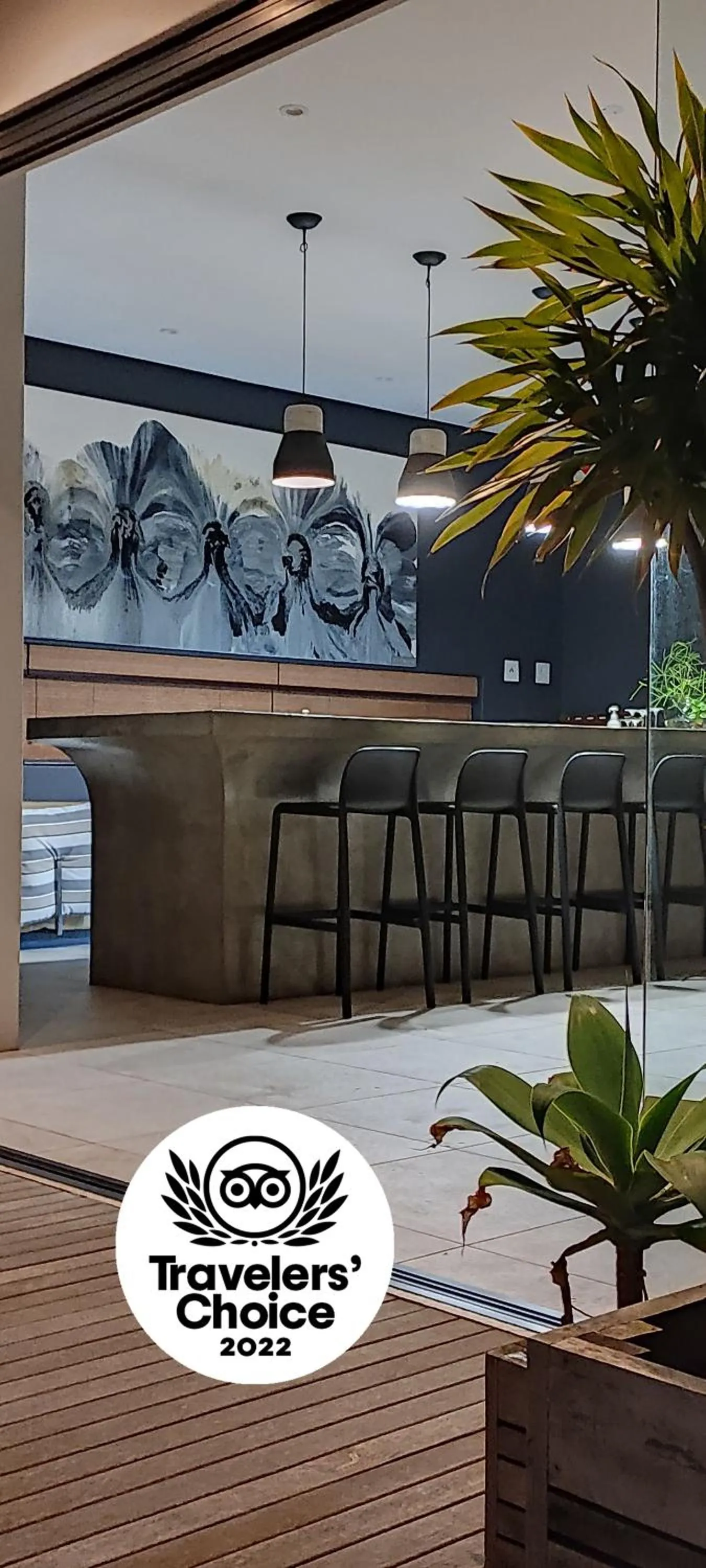 Lounge or bar in Ocean Vista Boutique Guest House