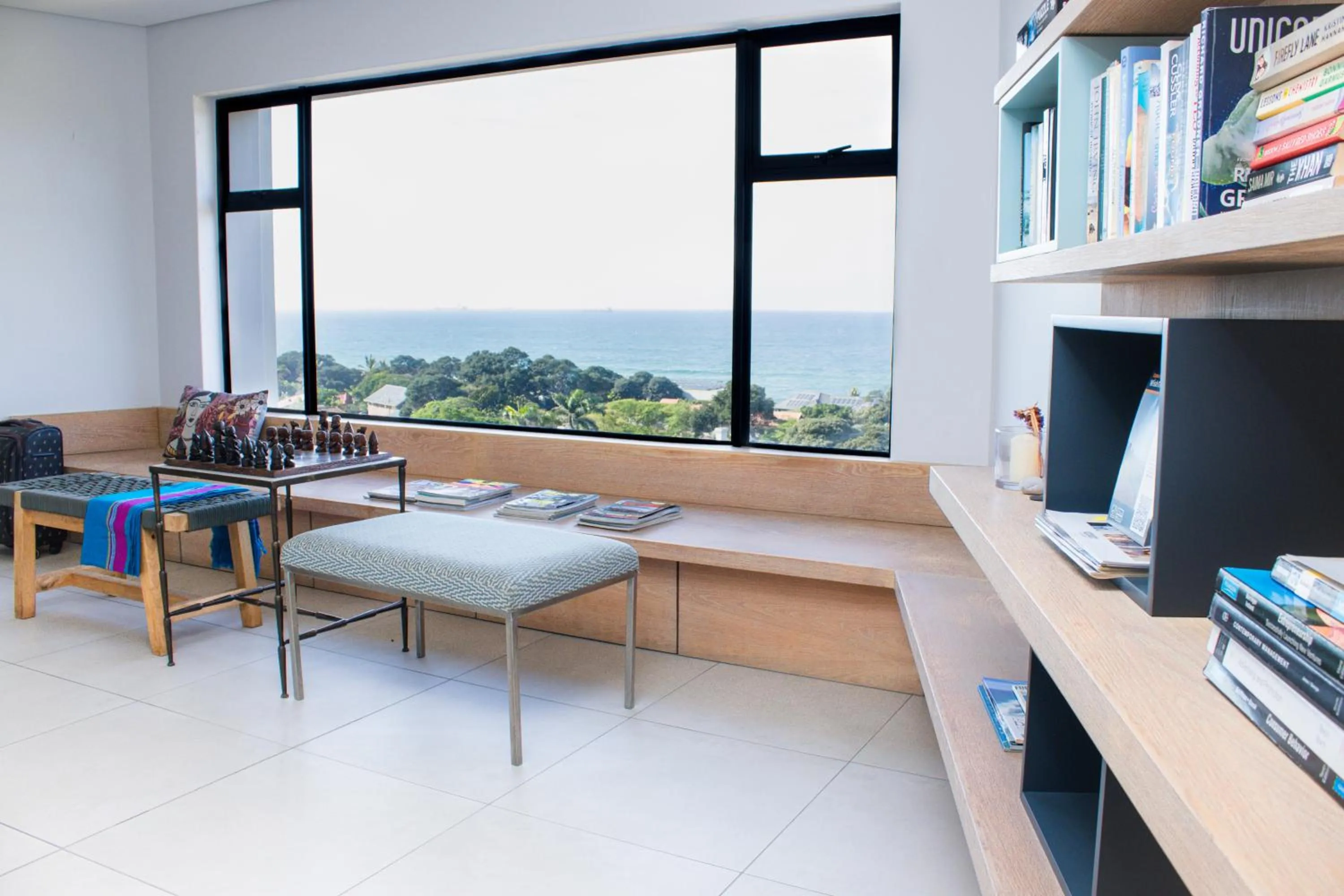 Library in Ocean Vista Boutique Guest House