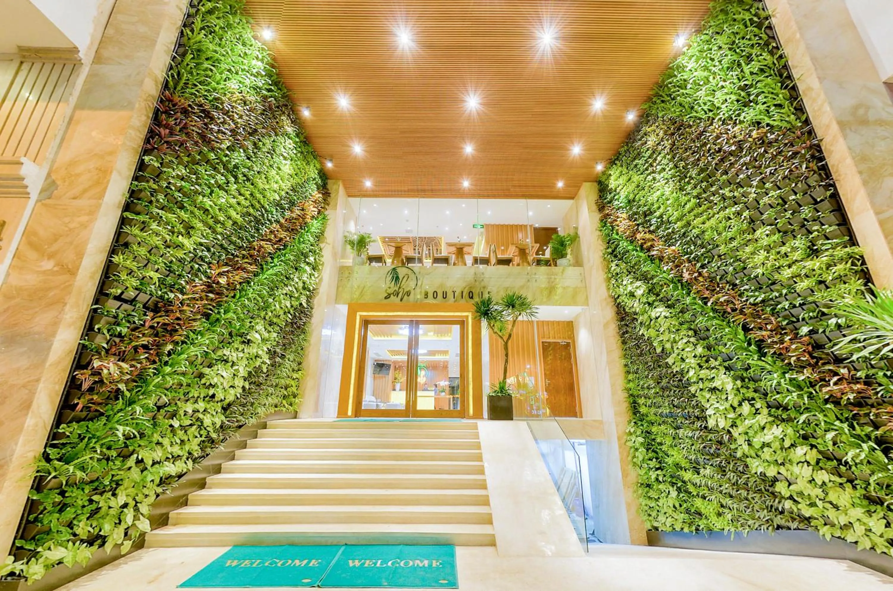 Facade/entrance in Soho Boutique Hotel