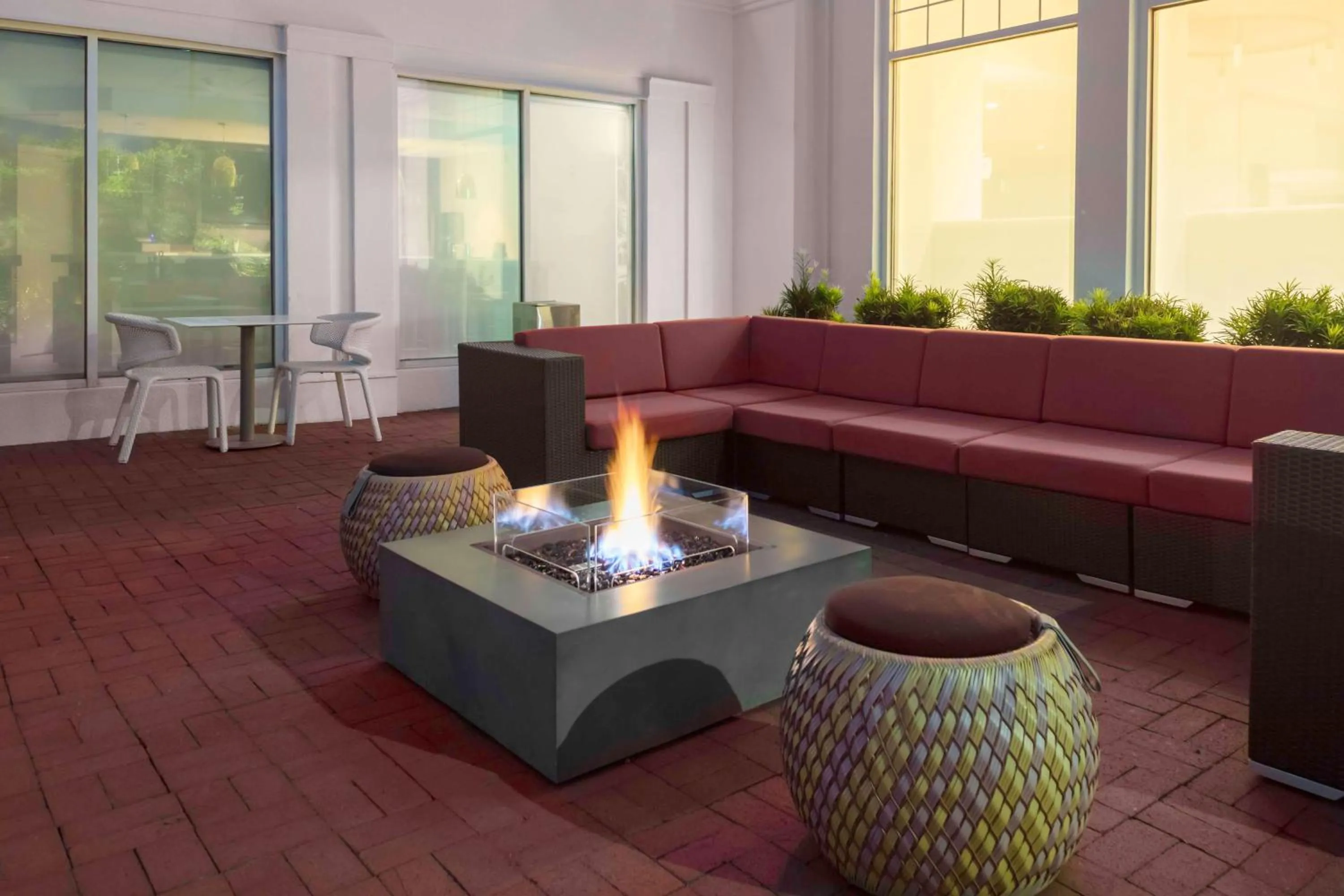 Patio in Hilton Garden Inn Roanoke Rapids