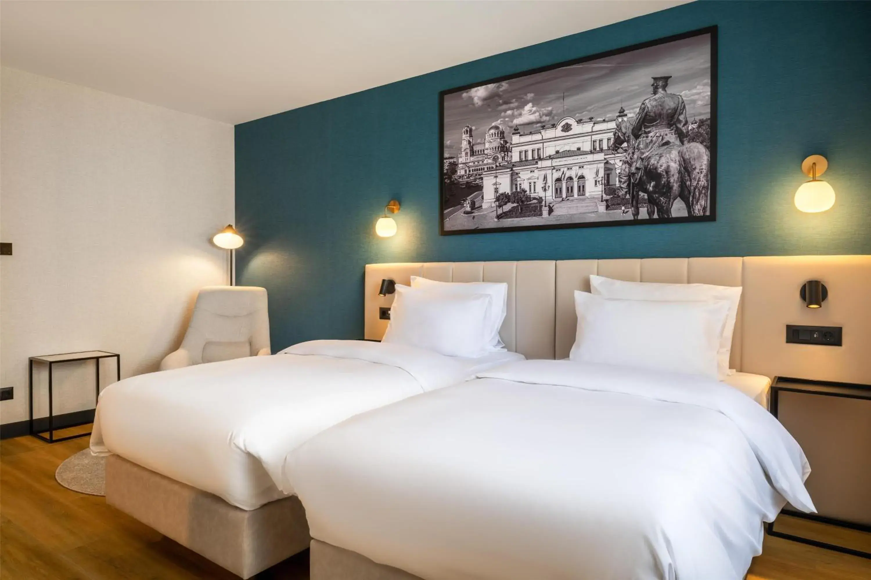 Bedroom, Bed in Metropolitan Hotel Sofia, a member of Radisson Individuals Bedroom, Bed in Metropolitan Hotel Sofia, a member of Radisson Individuals