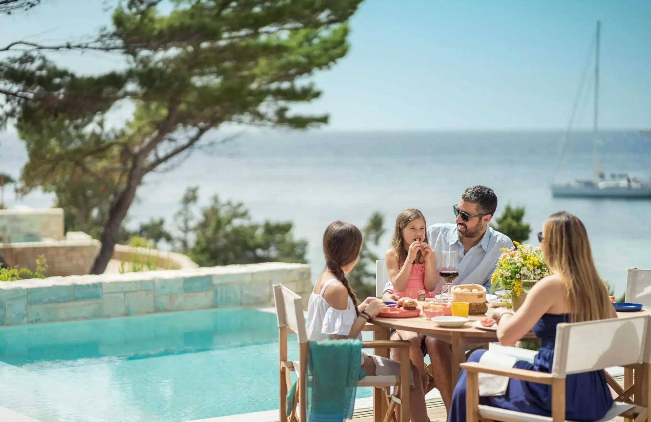 Swimming pool in Four Seasons Astir Palace Hotel Athens Swimming pool in Four Seasons Astir Palace Hotel Athens