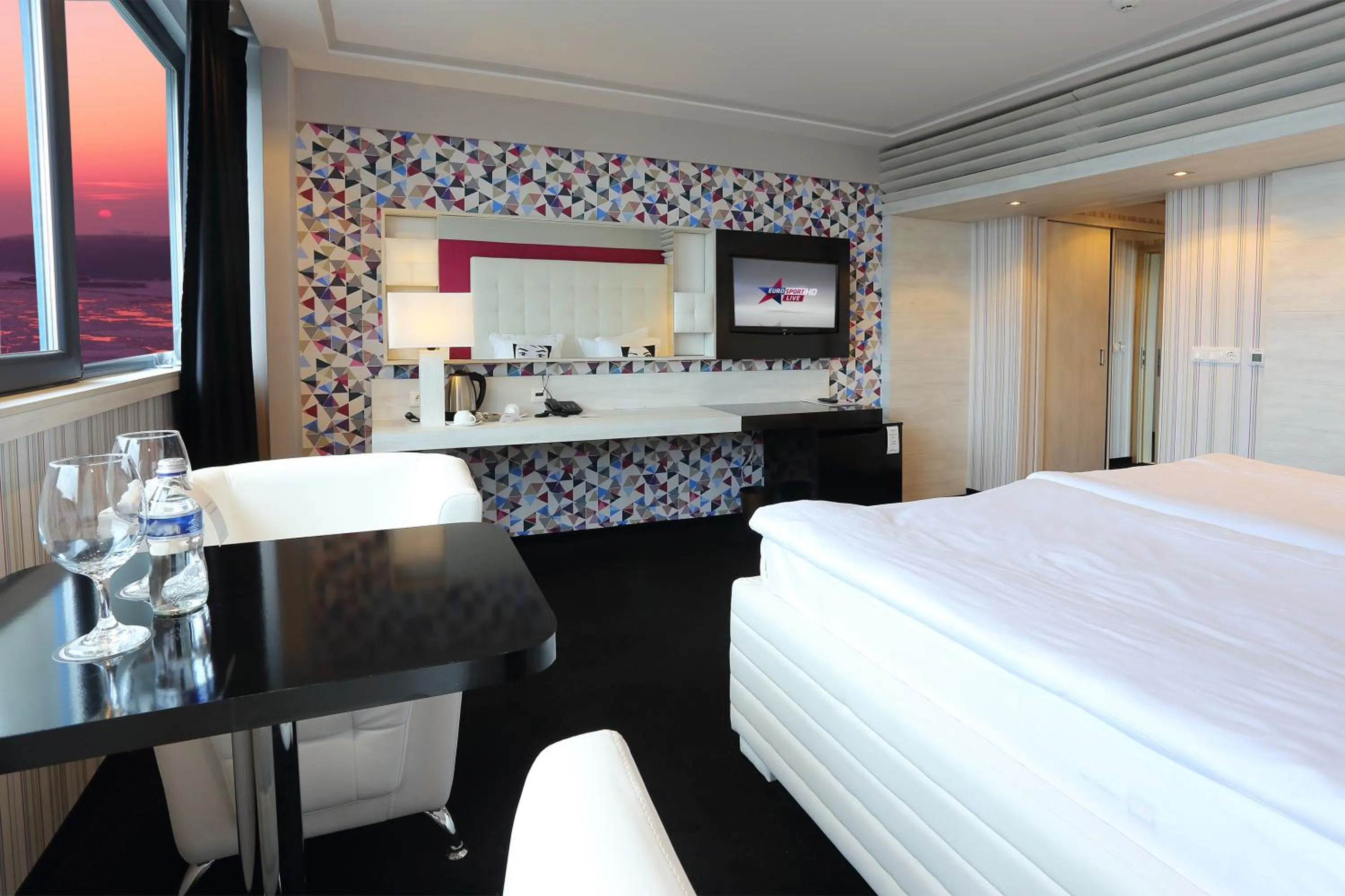 Bed in Grand Hotel Riga